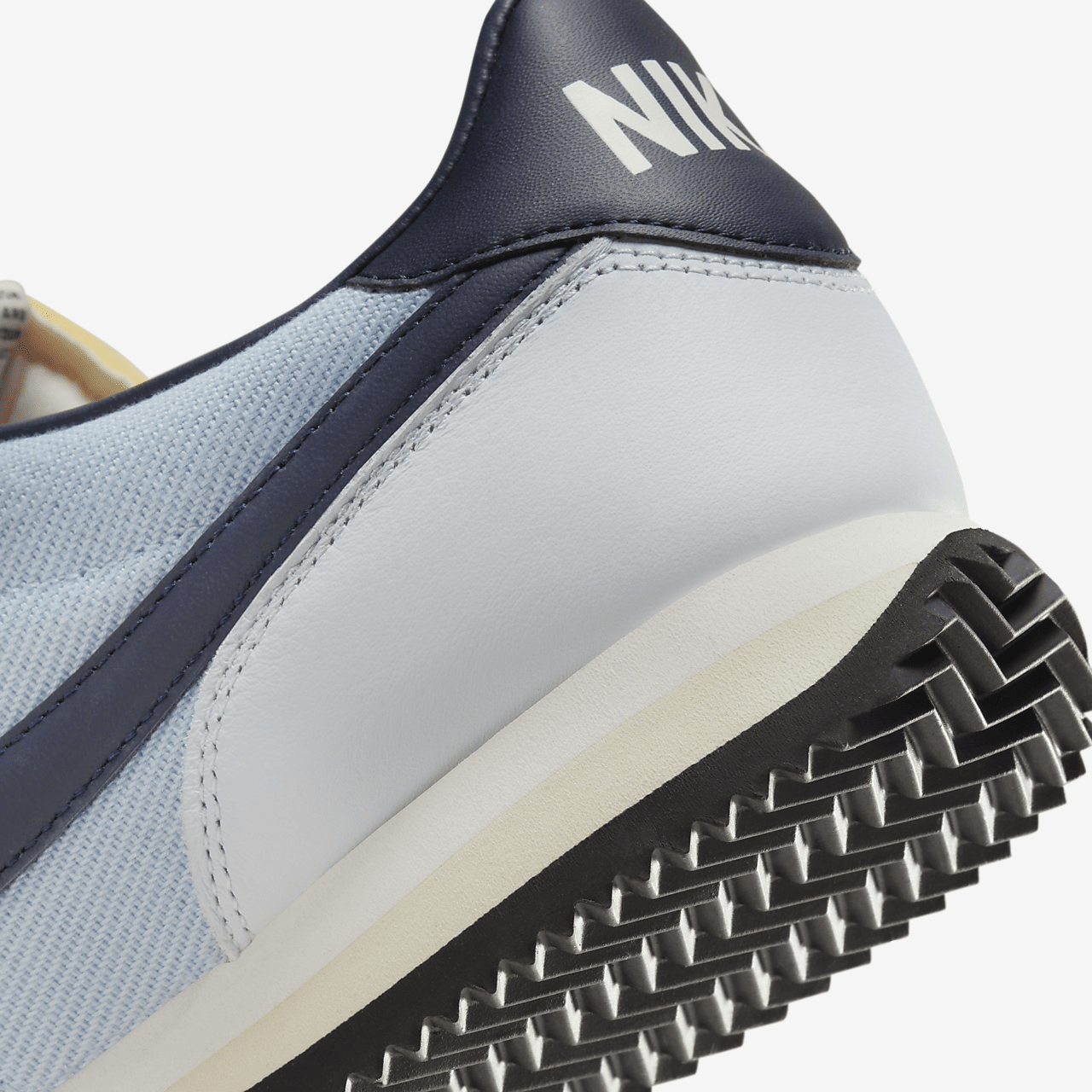 Nike Cortez sneaker Light Armory Blue/Pure Platinum/Zwart/Dark Obsidian