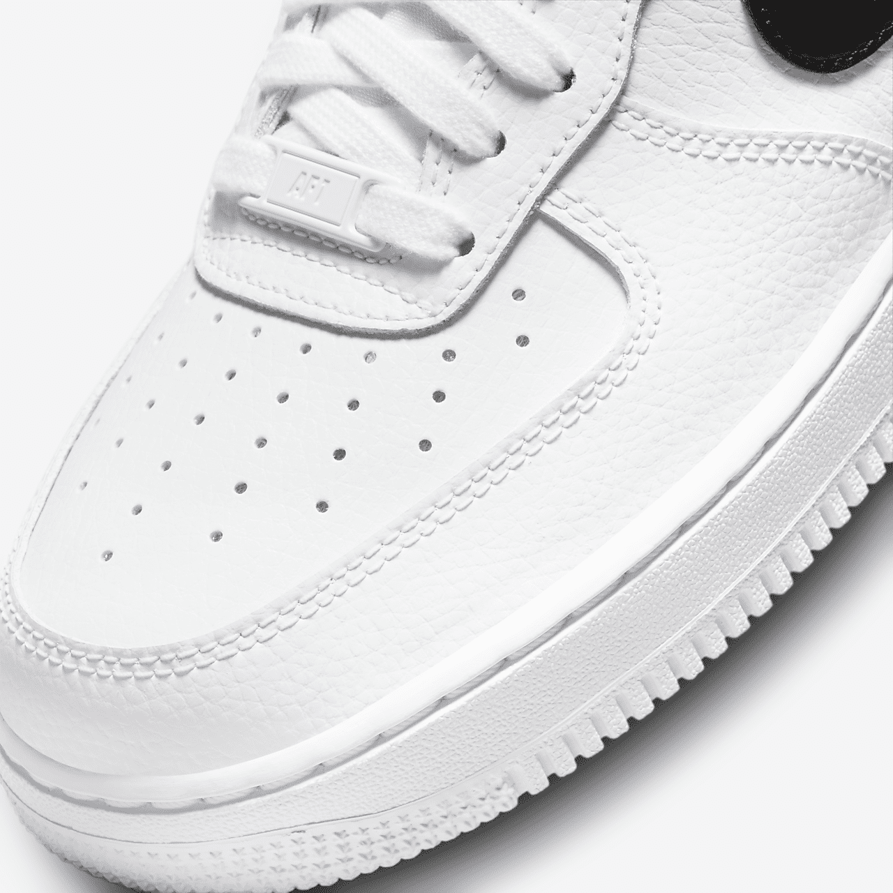 Nike Air Force 1 sneaker Wit/Wit/Wit/Zwart