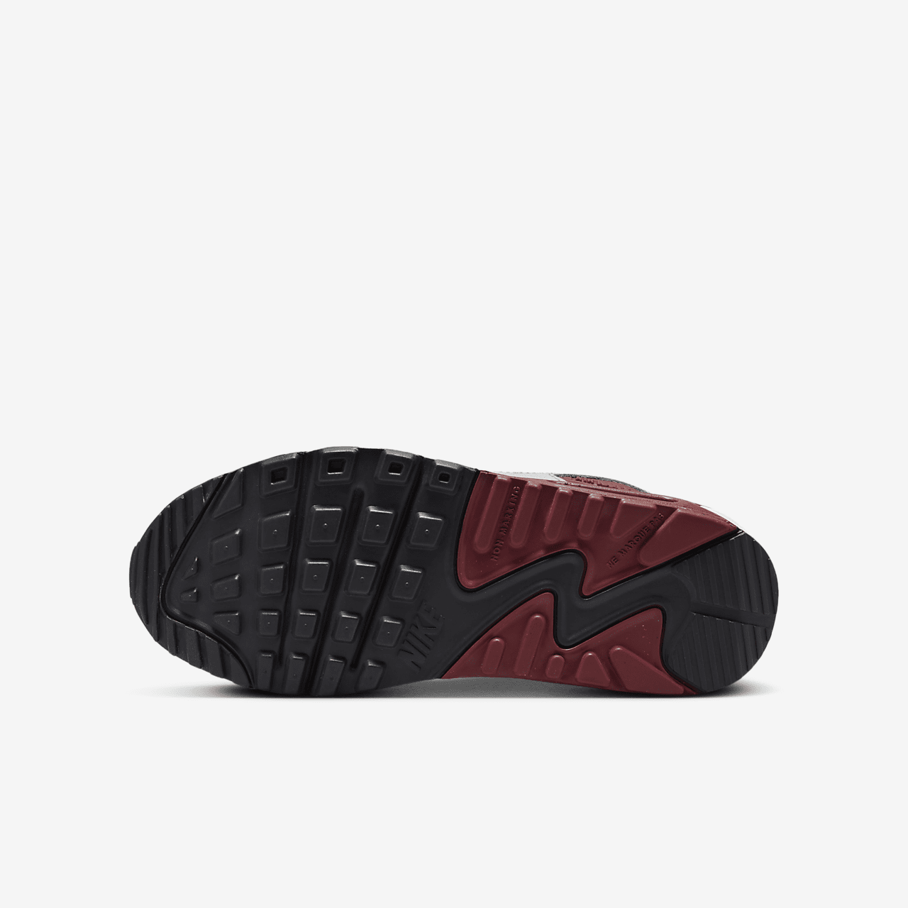 Nike Air max 90 sneaker Wit/Dark Team Red/Pure Platinum/Zwart