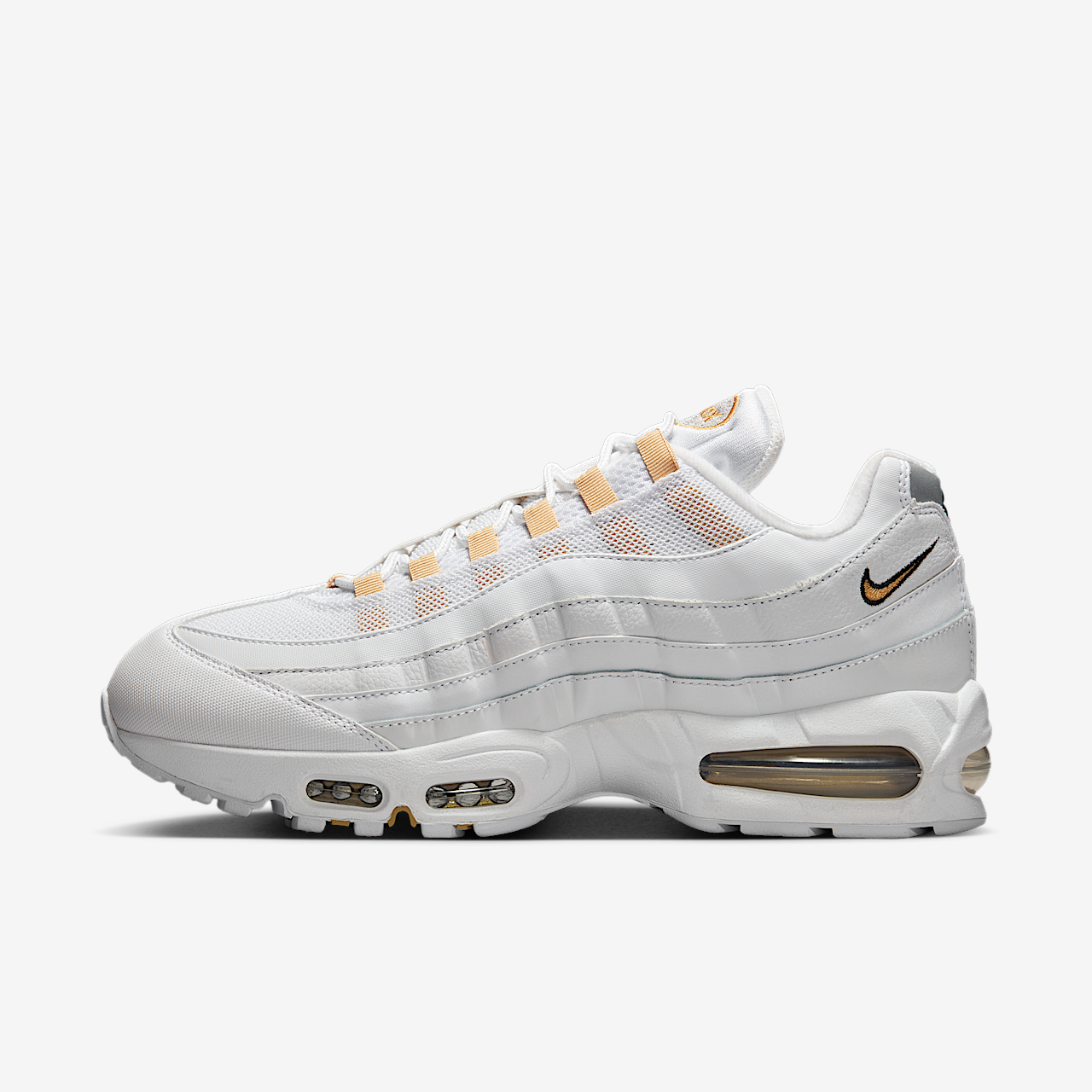 Nike Air Max sneaker Wit/Zwart/Pearl Grey/Metallic Gold
