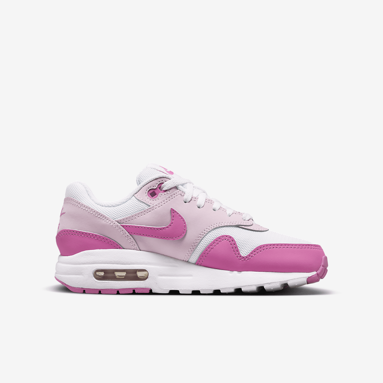 Nike Air Max 1 sneaker Wit/Pink Foam/Playful Pink