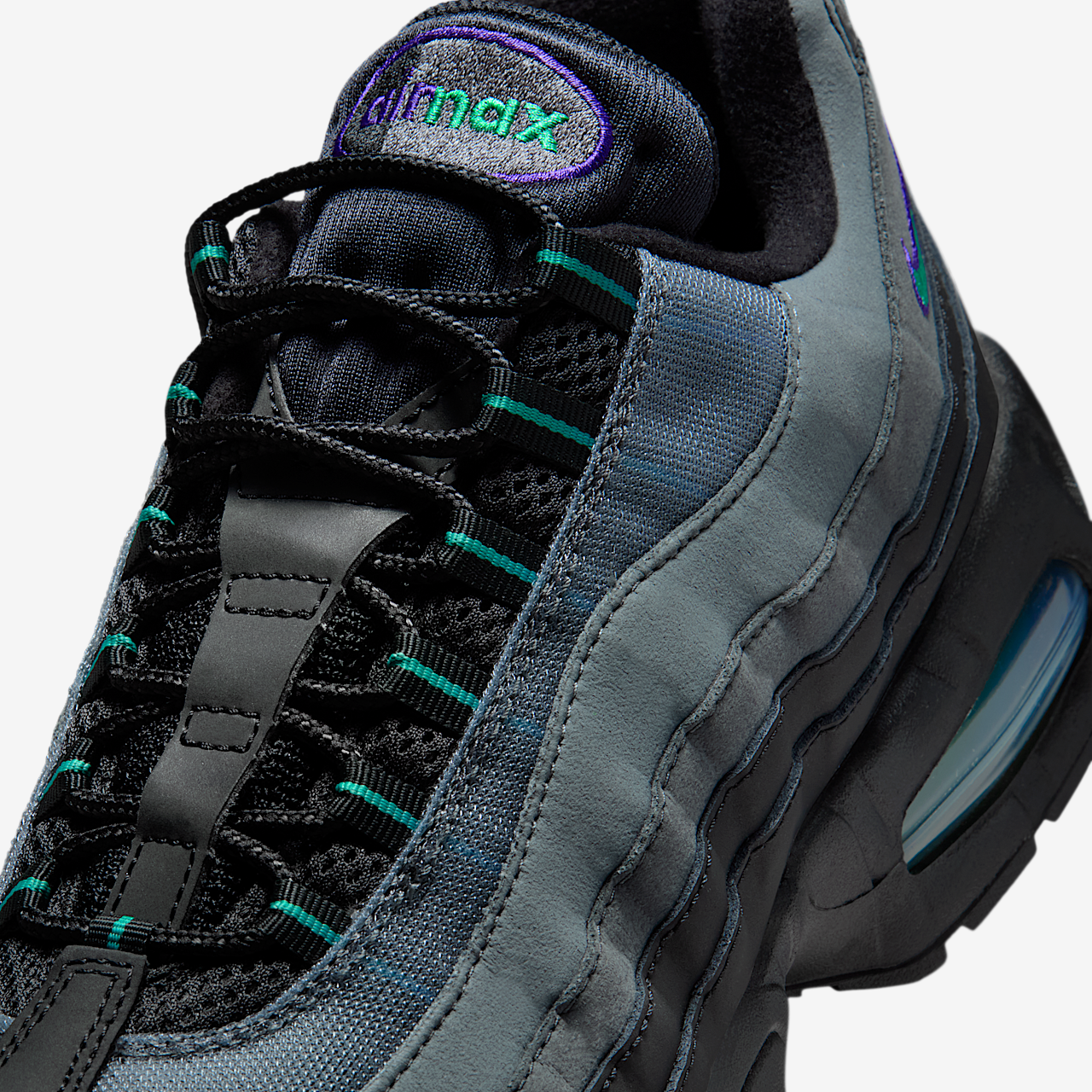 Nike Air Max sneaker Zwart/Iron Grey/Court Purple/Dusty Cactus