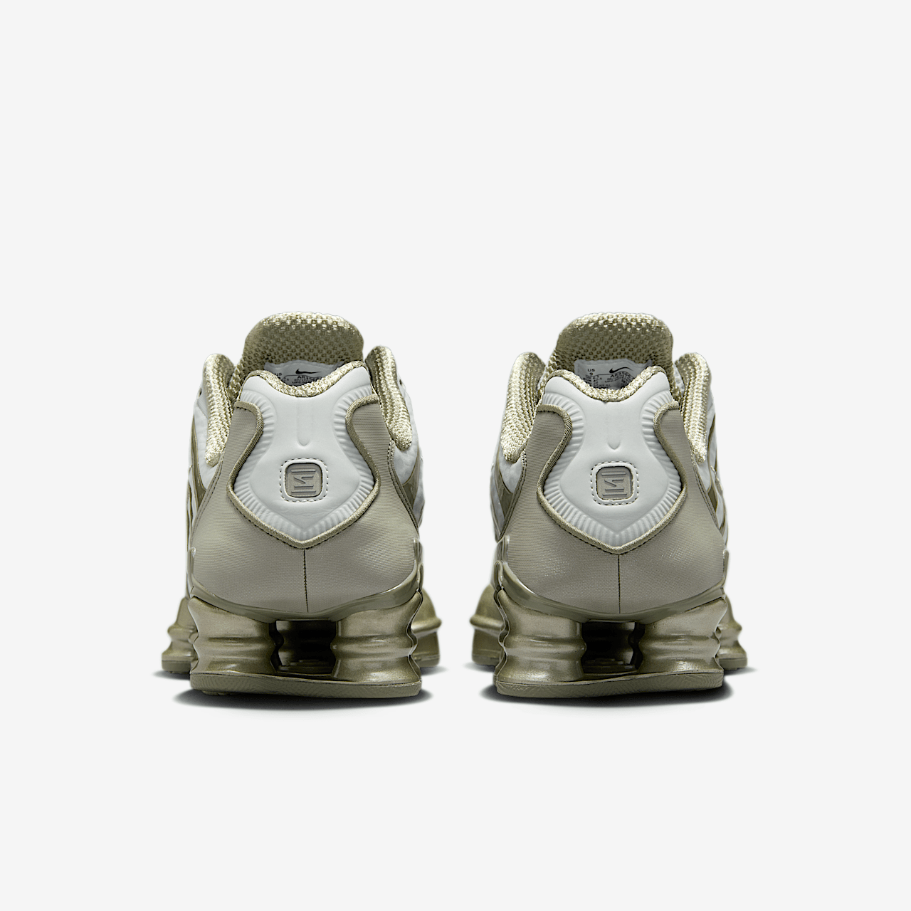 Nike Shox sneaker Light Silver/Light Army/Wit