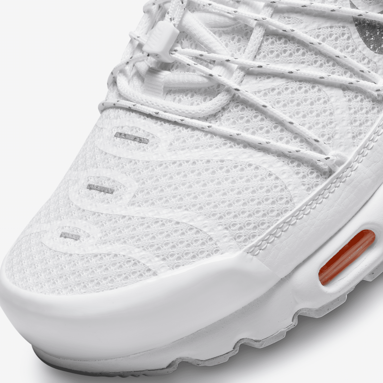 Nike Air Max Plus sneaker Wit/Safety Orange/Pure Platinum