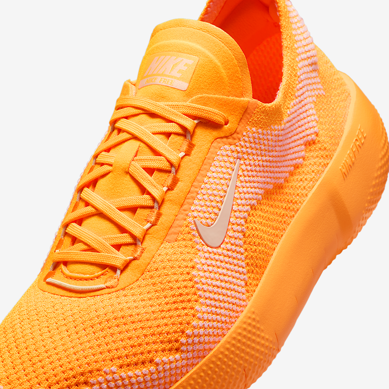 Nike Free sneaker Laser Orange/Wit/Alabaster