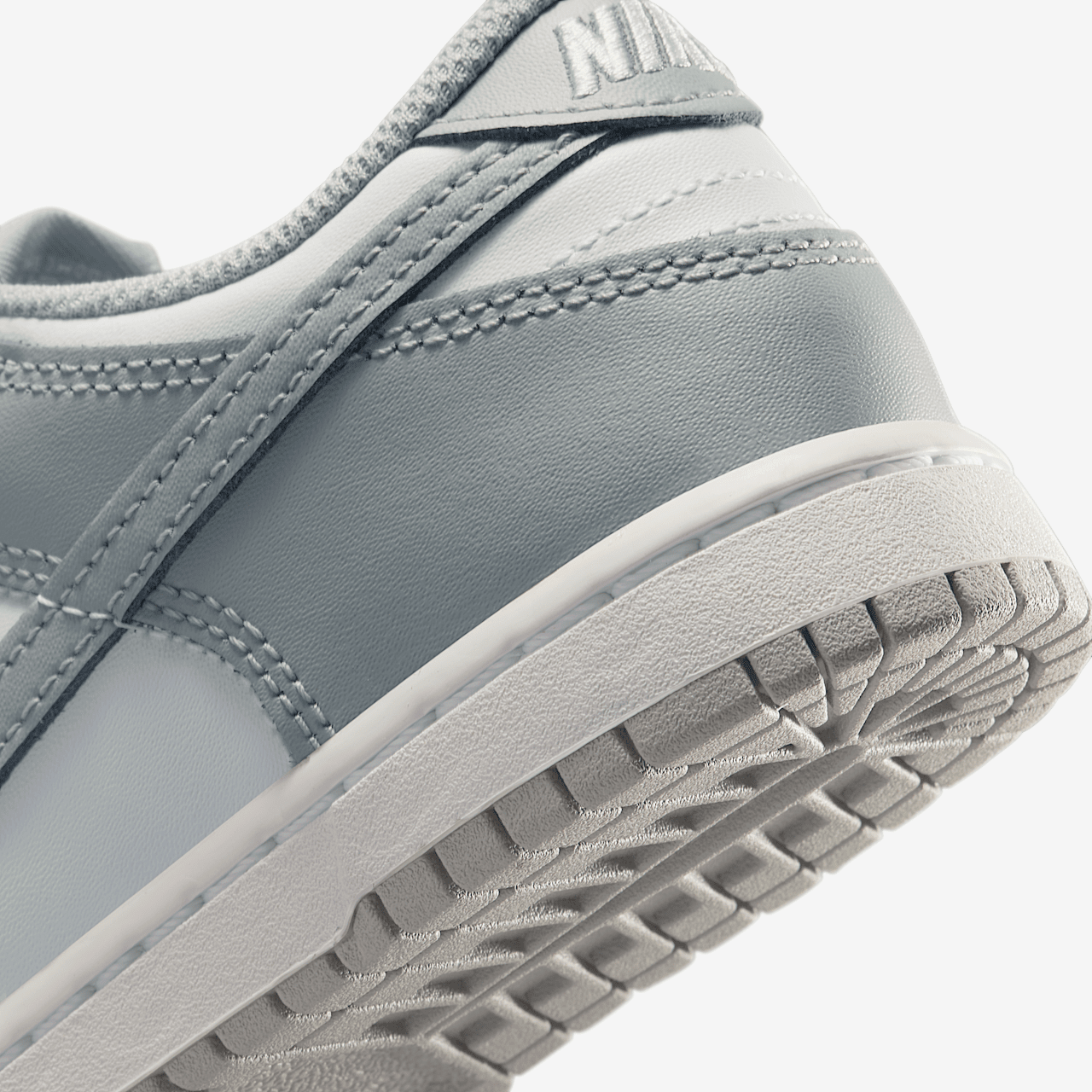 Nike Dunk Low sneaker Wit/Wit/Light Smoke Grey