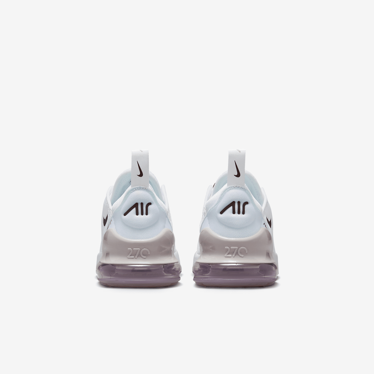 Nike Air max 270 sneaker Wit/Platinum Violet/Burgundy Crush