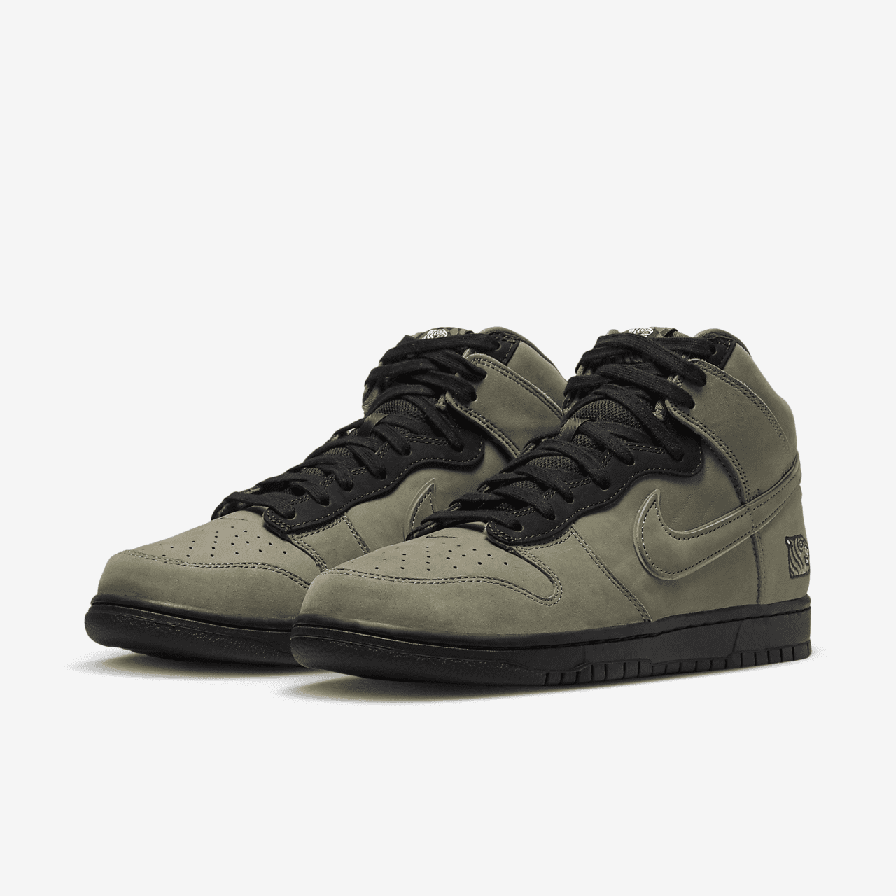 Nike Dunk High sneaker Medium Olive/Zwart/Meerkleurig