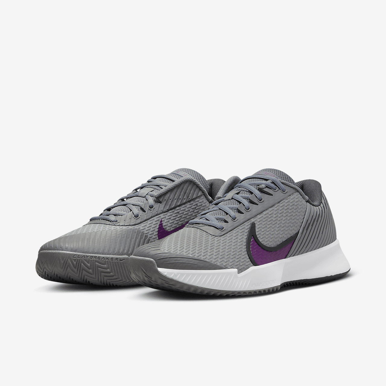 Nike  sneaker Smoke Grey/Dark Smoke Grey/Zwart/Sangria