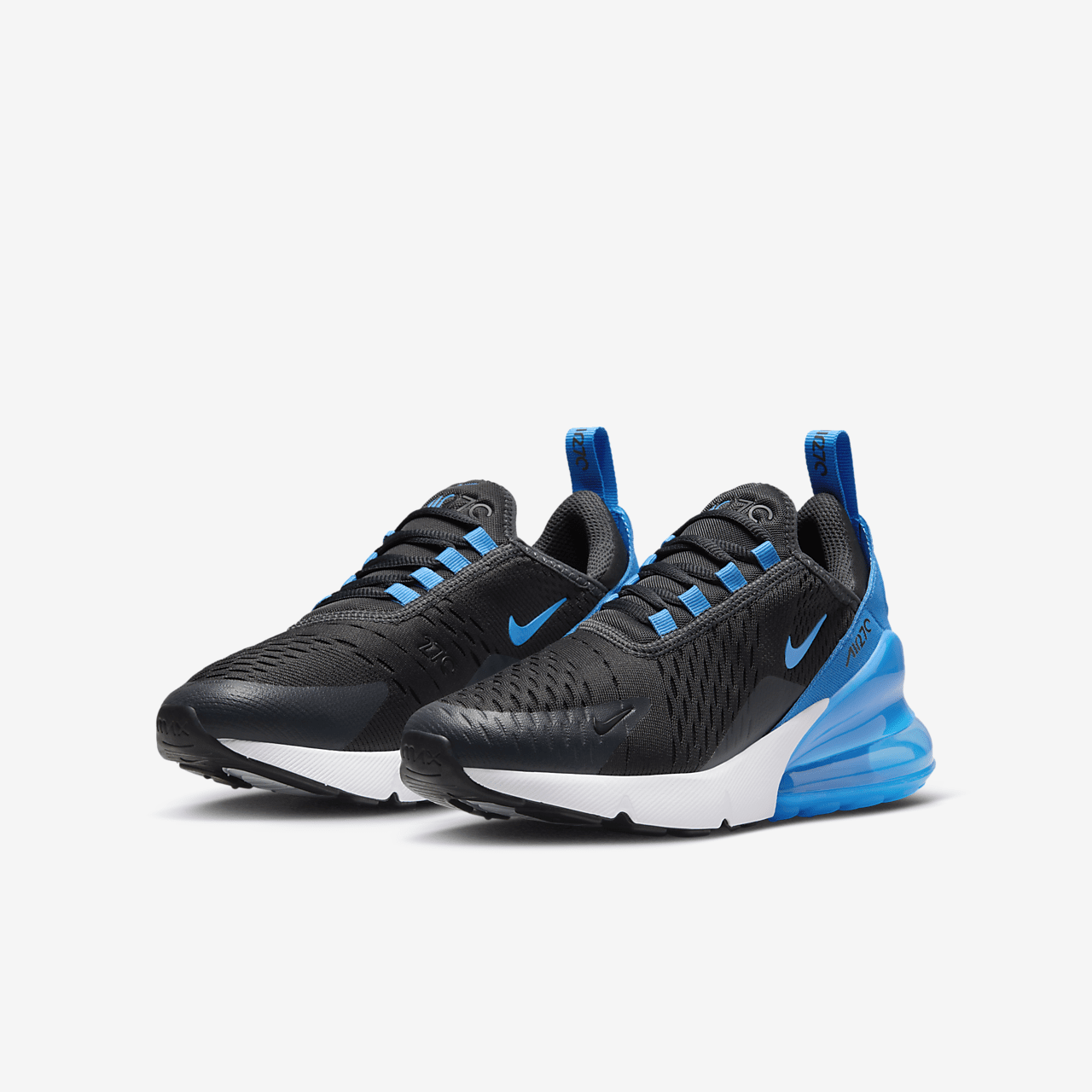 Nike Air max 270 sneaker Anthracite/Zwart/Wit/Light Photo Blue