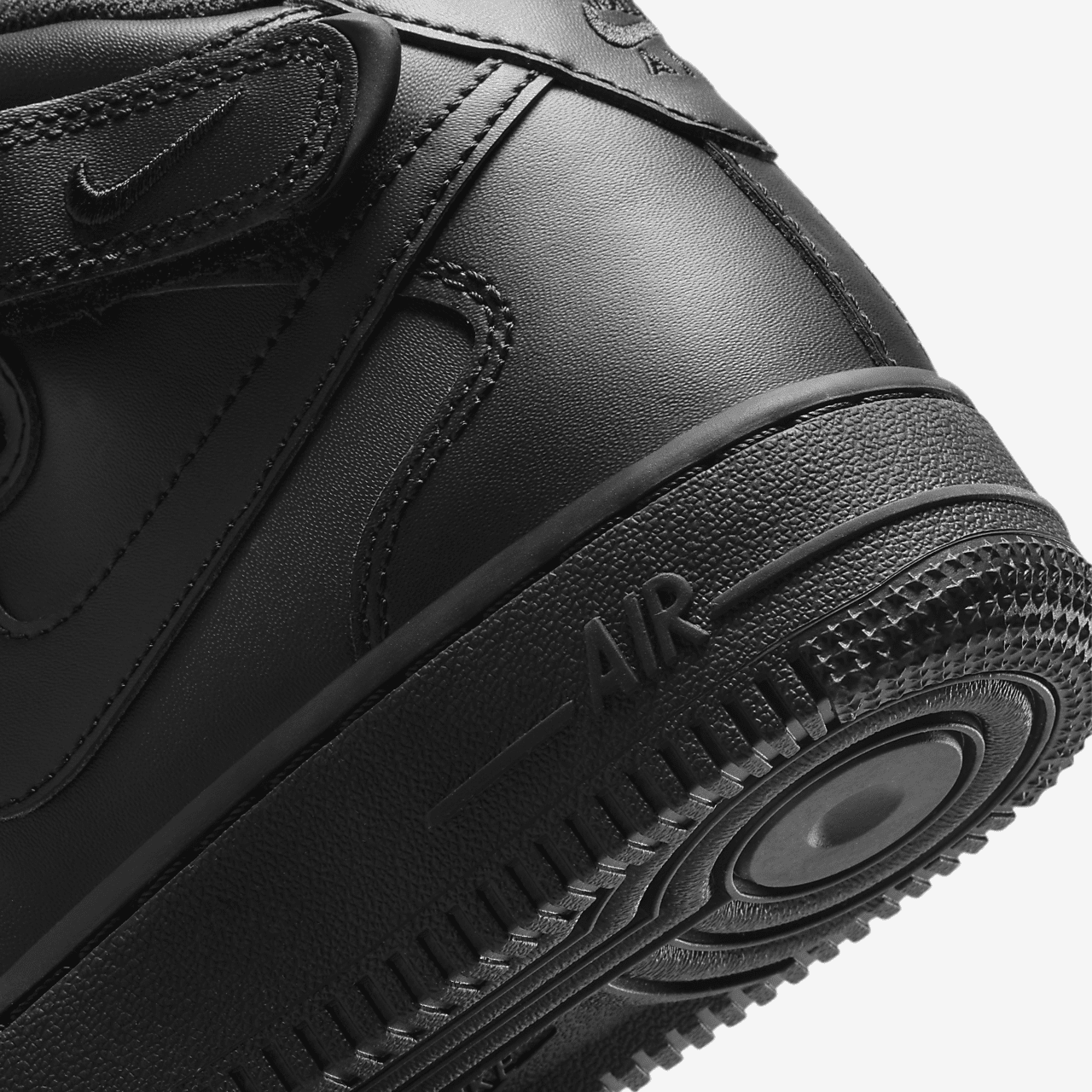 Nike Air Force 1 sneaker Zwart/Zwart