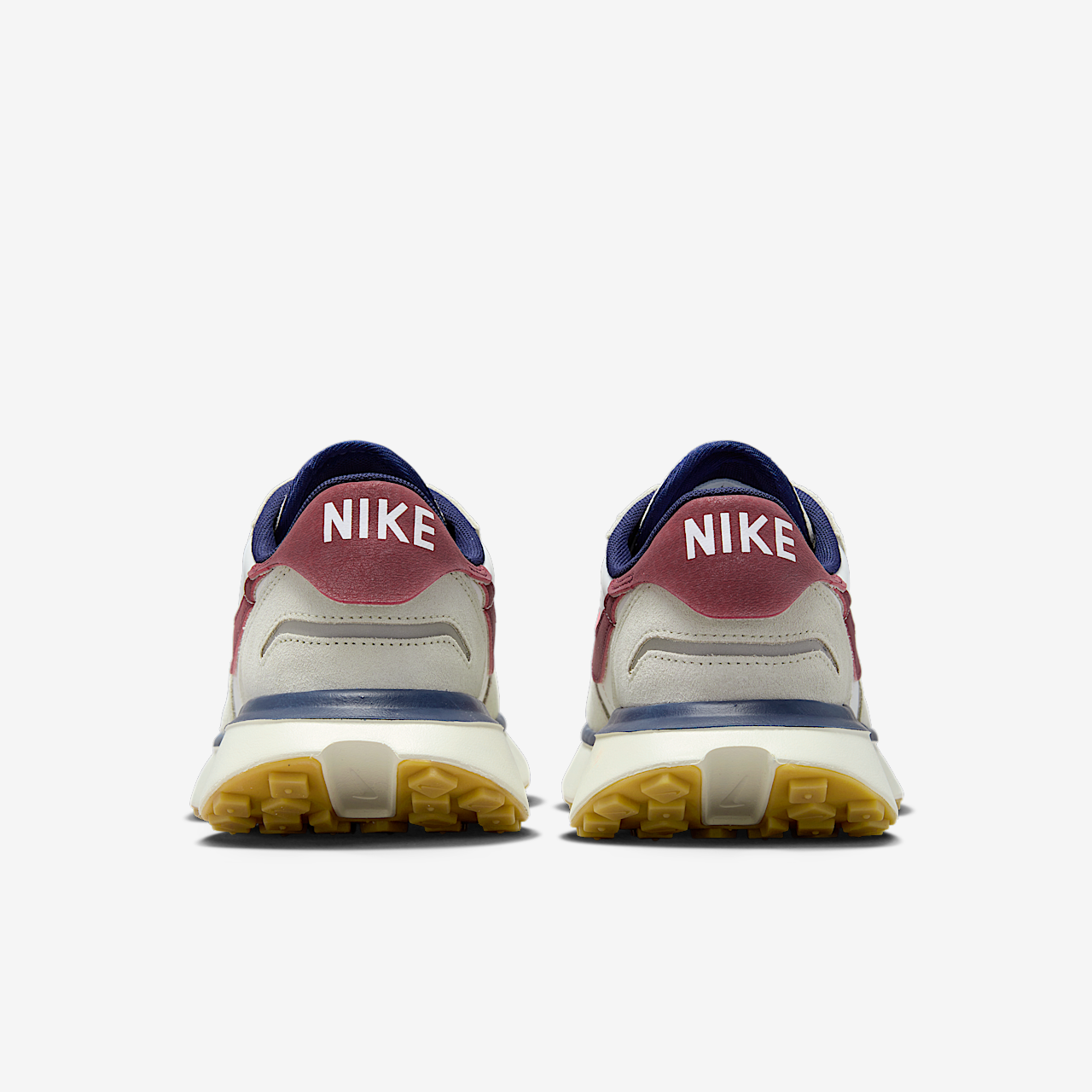 Nike Phoenix Waffle sneaker Light Bone/Sail/Midnight Navy/Team Red
