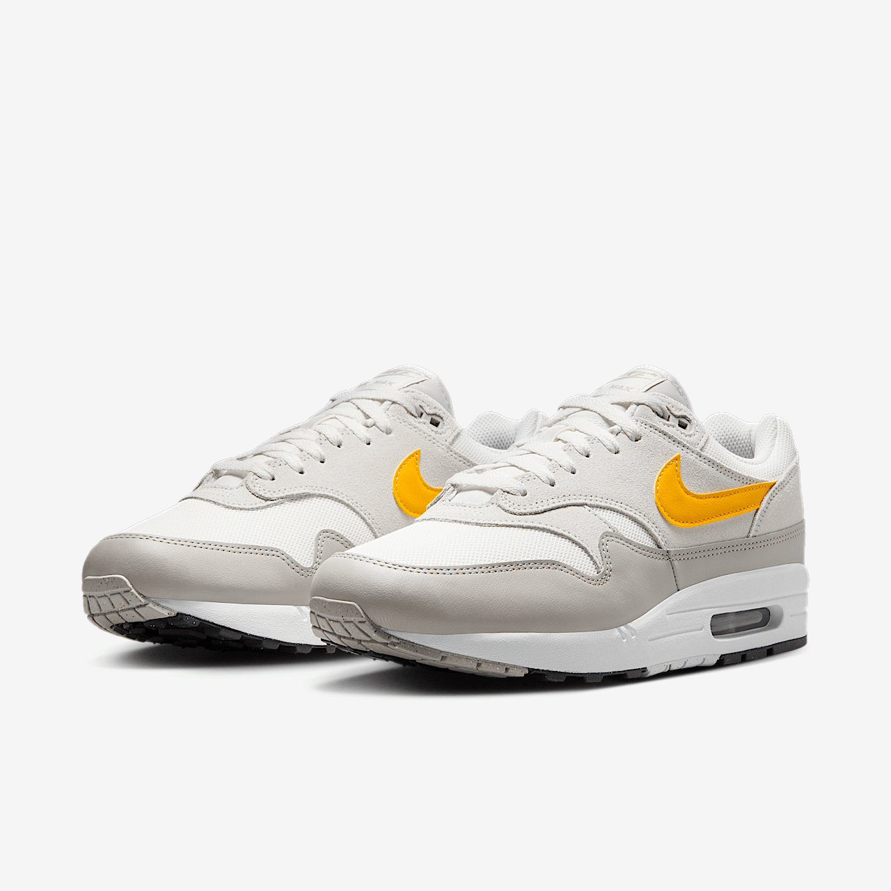 Nike Air Max 1 sneaker Summit White/Vast Grey/College Grey/University Gold