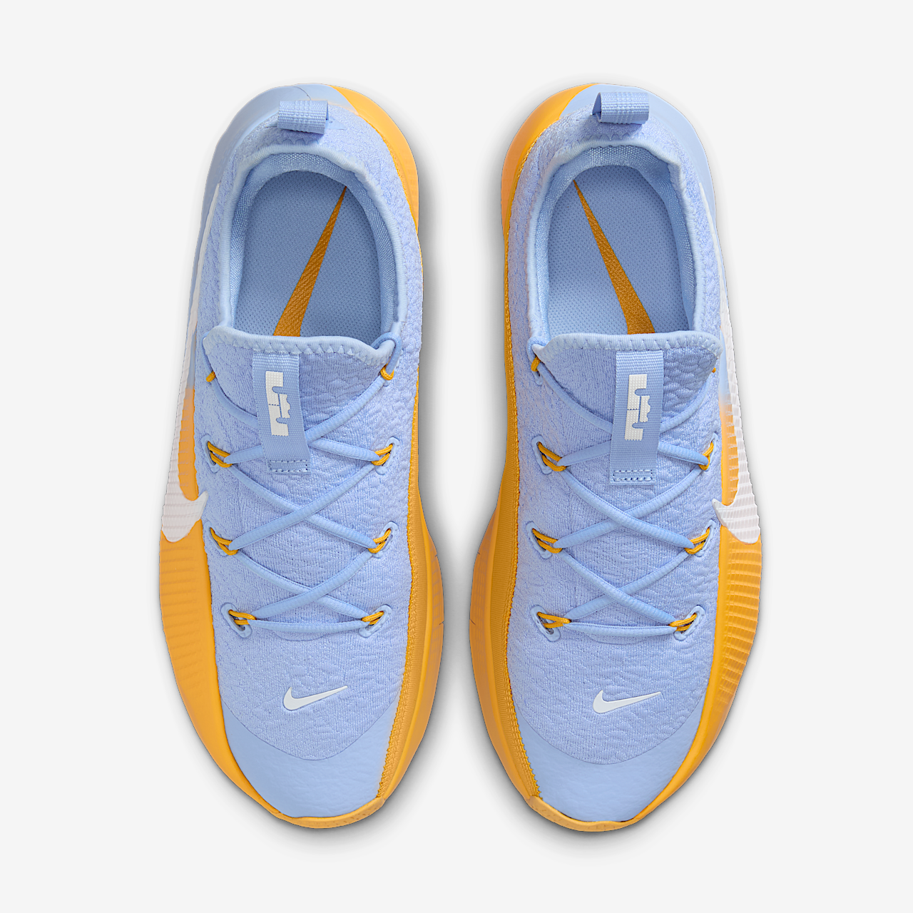Nike LeBron sneaker Aluminum/University Gold/Wit