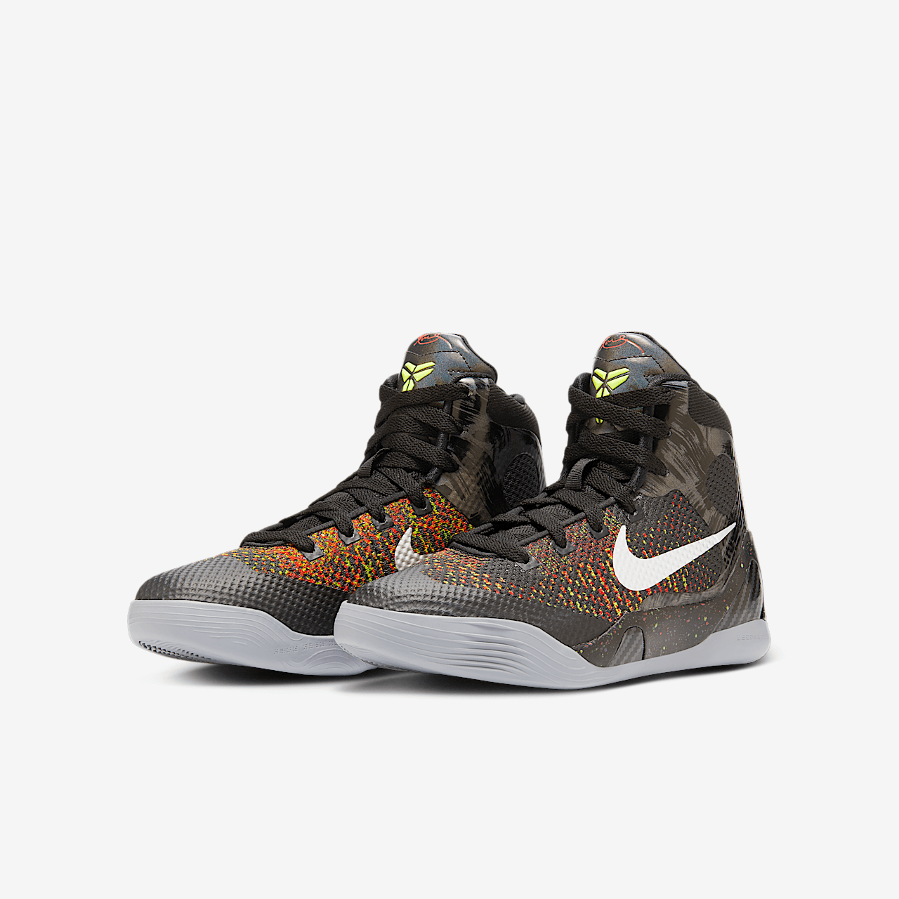 Nike Kobe sneaker Zwart/Bright Crimson/Volt/Metallic Silver