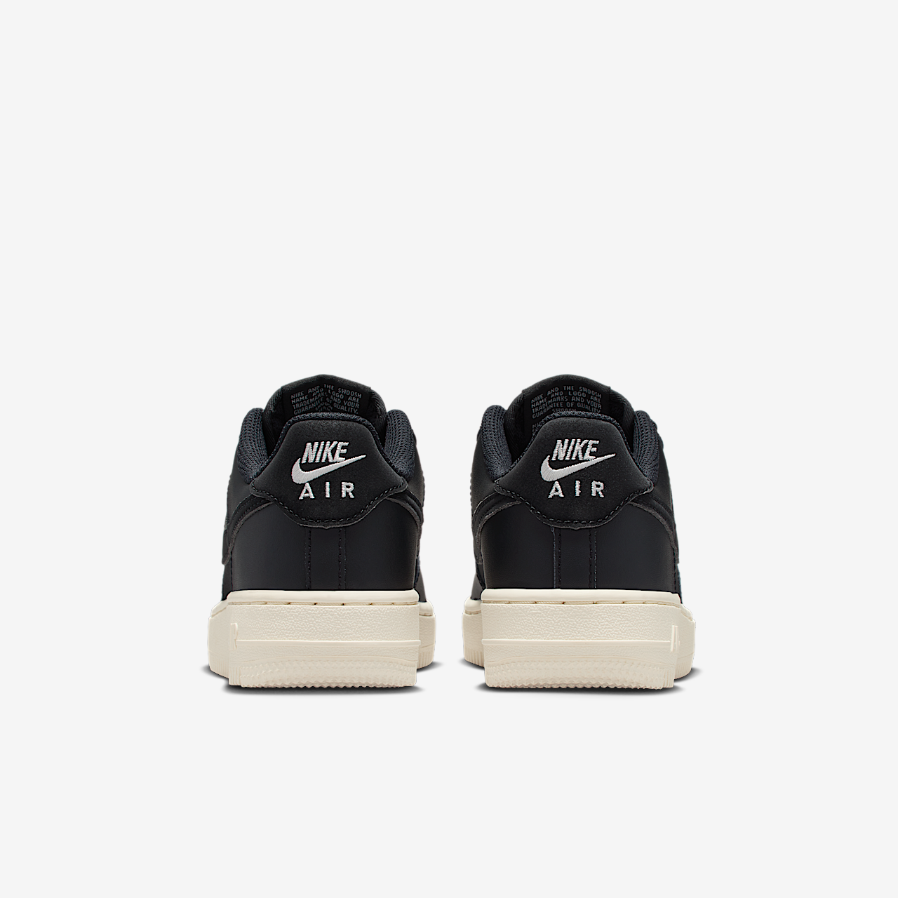 Nike Air Force 1 sneaker Zwart/Saturn Gold/Comet Blue/Zwart