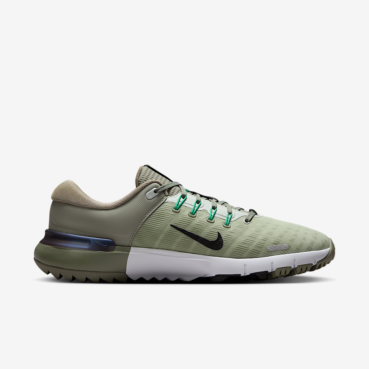Nike Free sneaker Light Army/Light Silver/Zwart