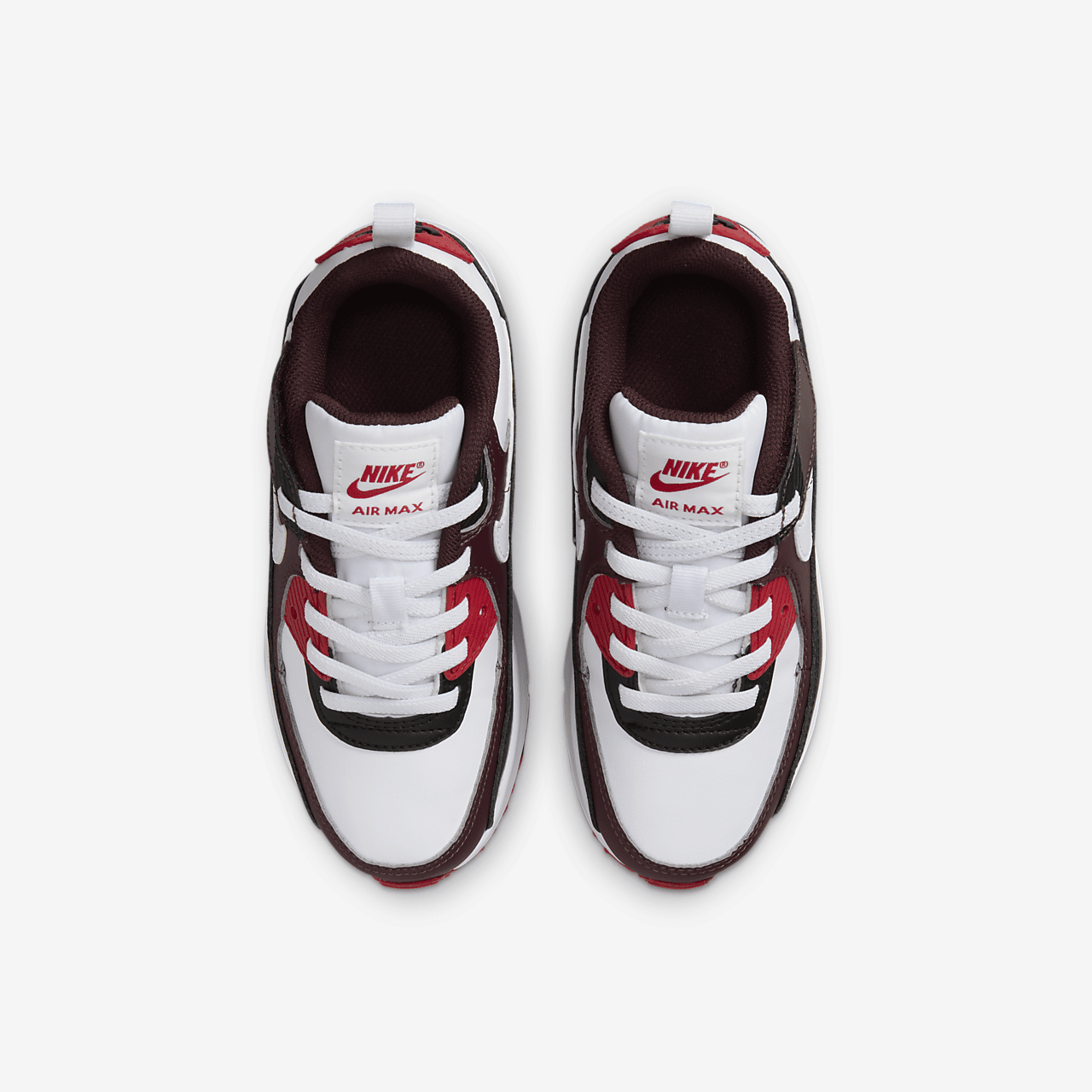Nike Air max 90 sneaker Burgundy Crush/Zwart/University Red/Wit
