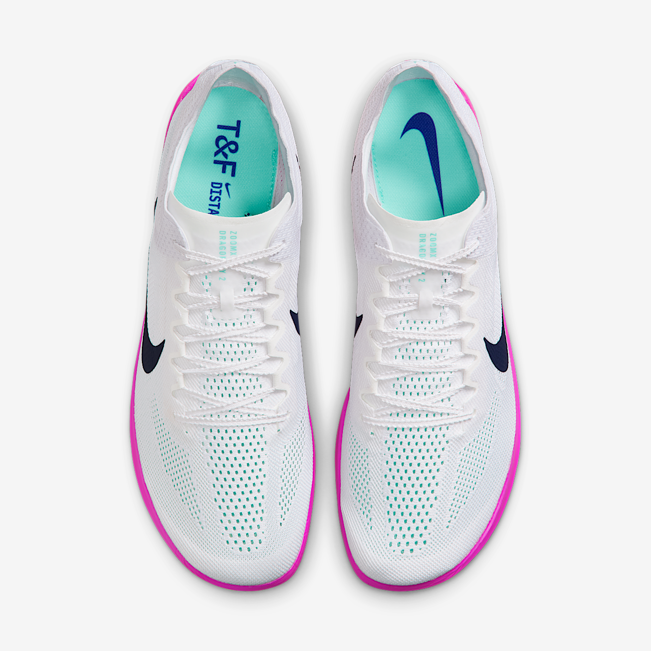 Nike  sneaker Wit/Hyper Turquoise/Fire Pink/Obsidian