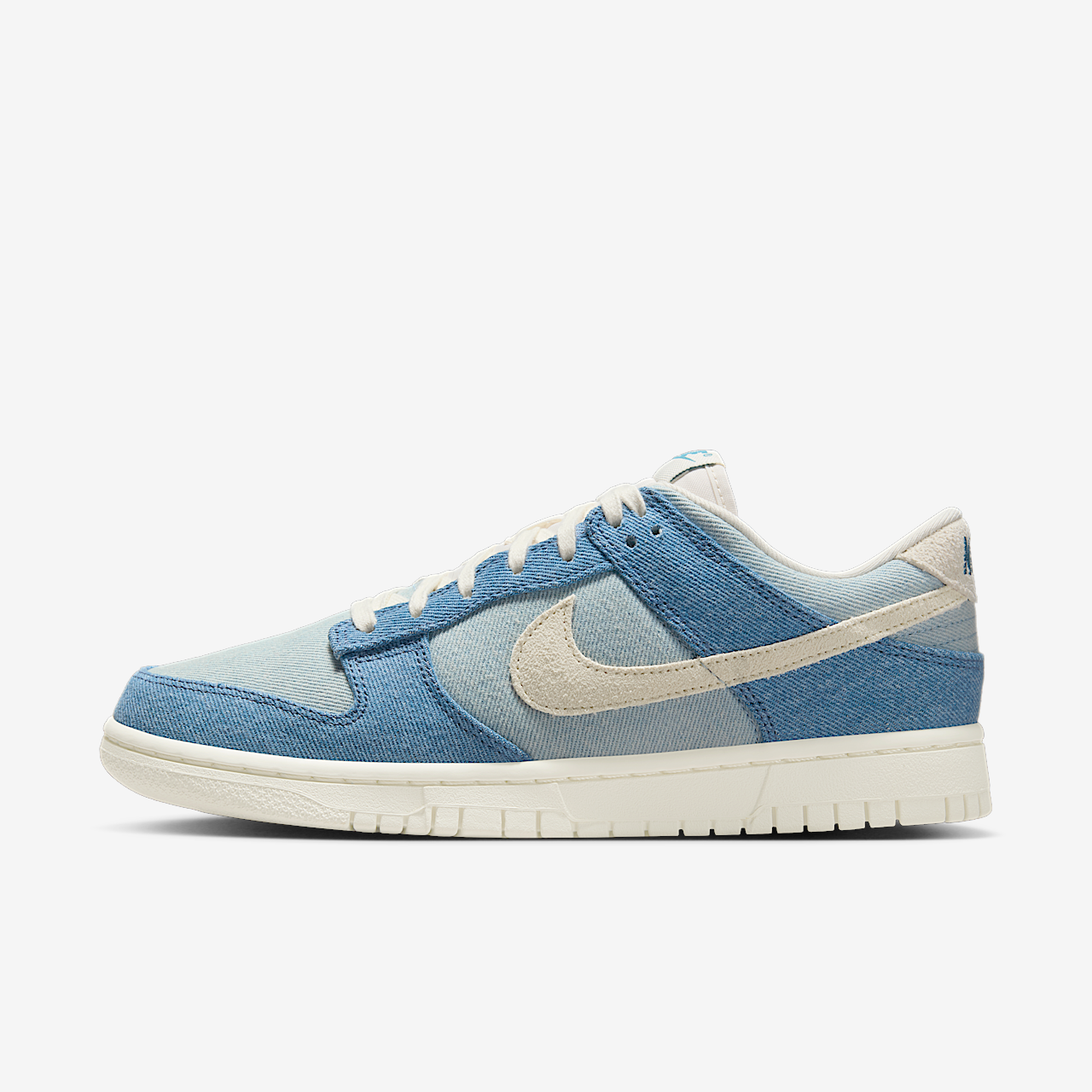 Nike Dunk Low sneaker Smokey Blue/Denim Turquoise/Ochre/Pale Ivory
