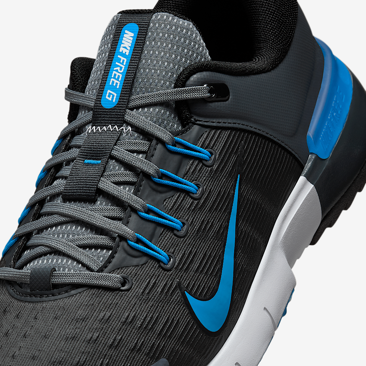 Nike Free sneaker Anthracite/Cool Grey/Blue Hero