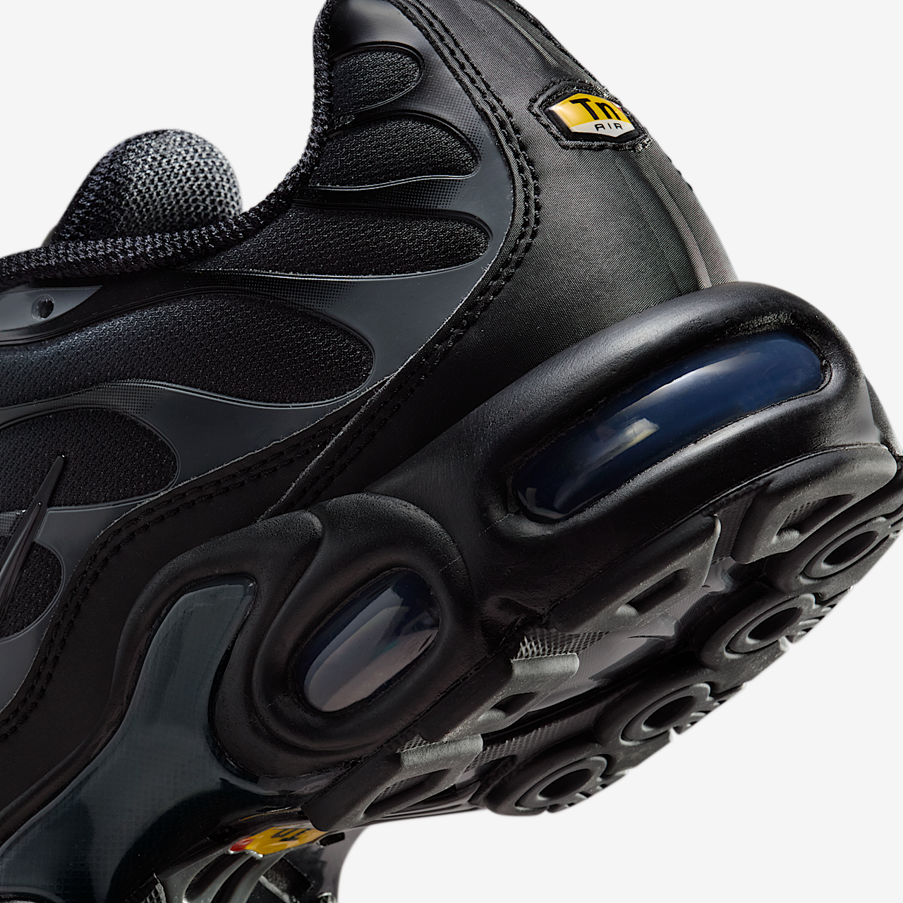 Nike Air Max Plus sneaker Zwart/Metallic Silver/Dark Grey