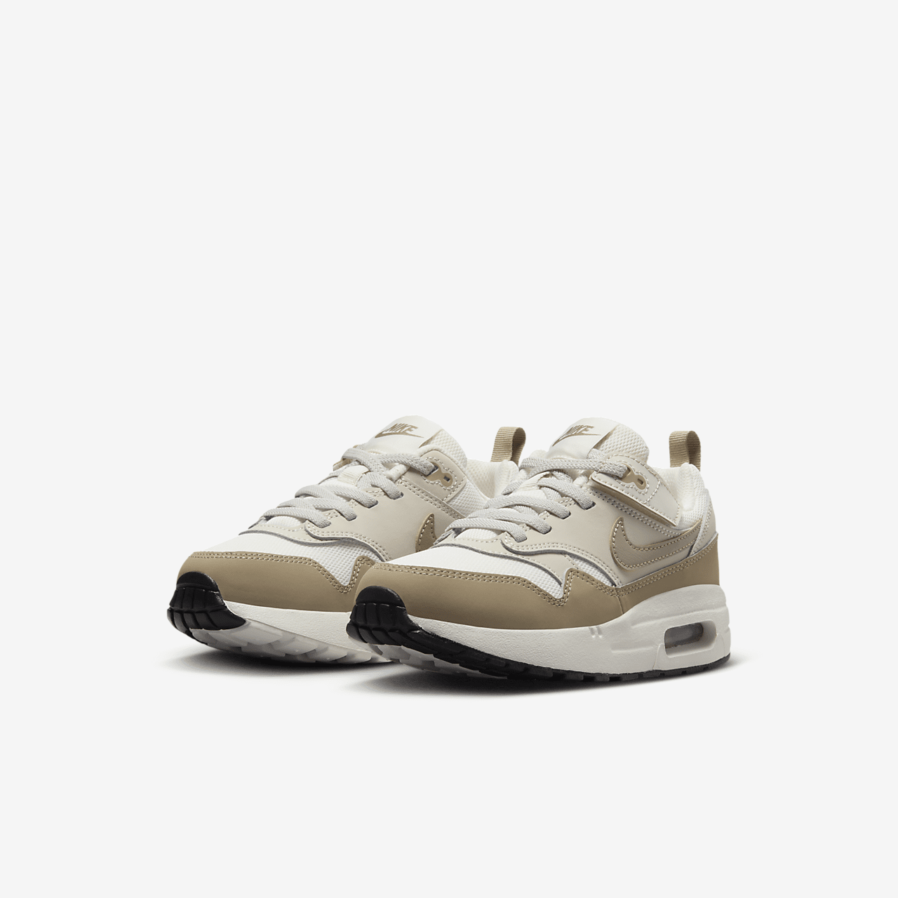 Nike Air Max 1 sneaker Phantom/Light Orewood Brown/Zwart/Khaki