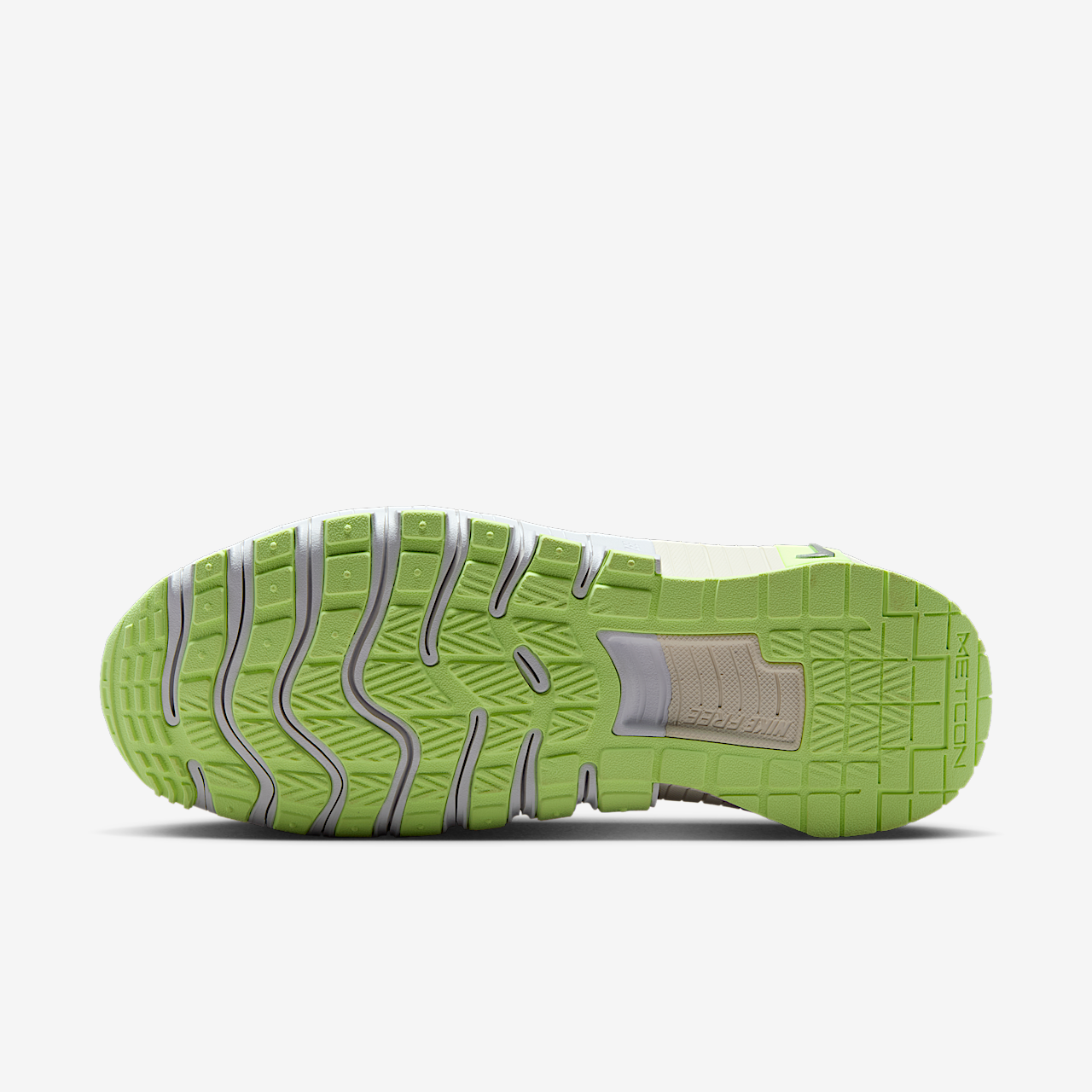 Nike Free sneaker Wit/Barely Volt/Sail/Metallic Silver