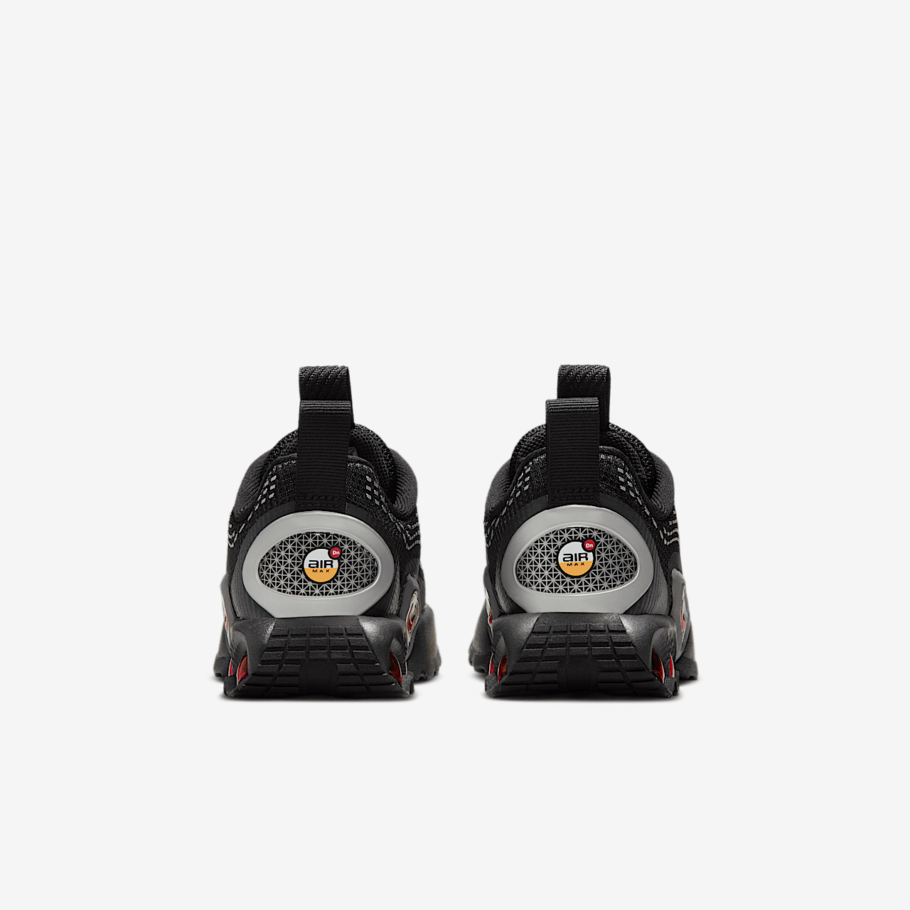 Nike Air Max DN sneaker Zwart/Zwart/Metallic Silver/University Red