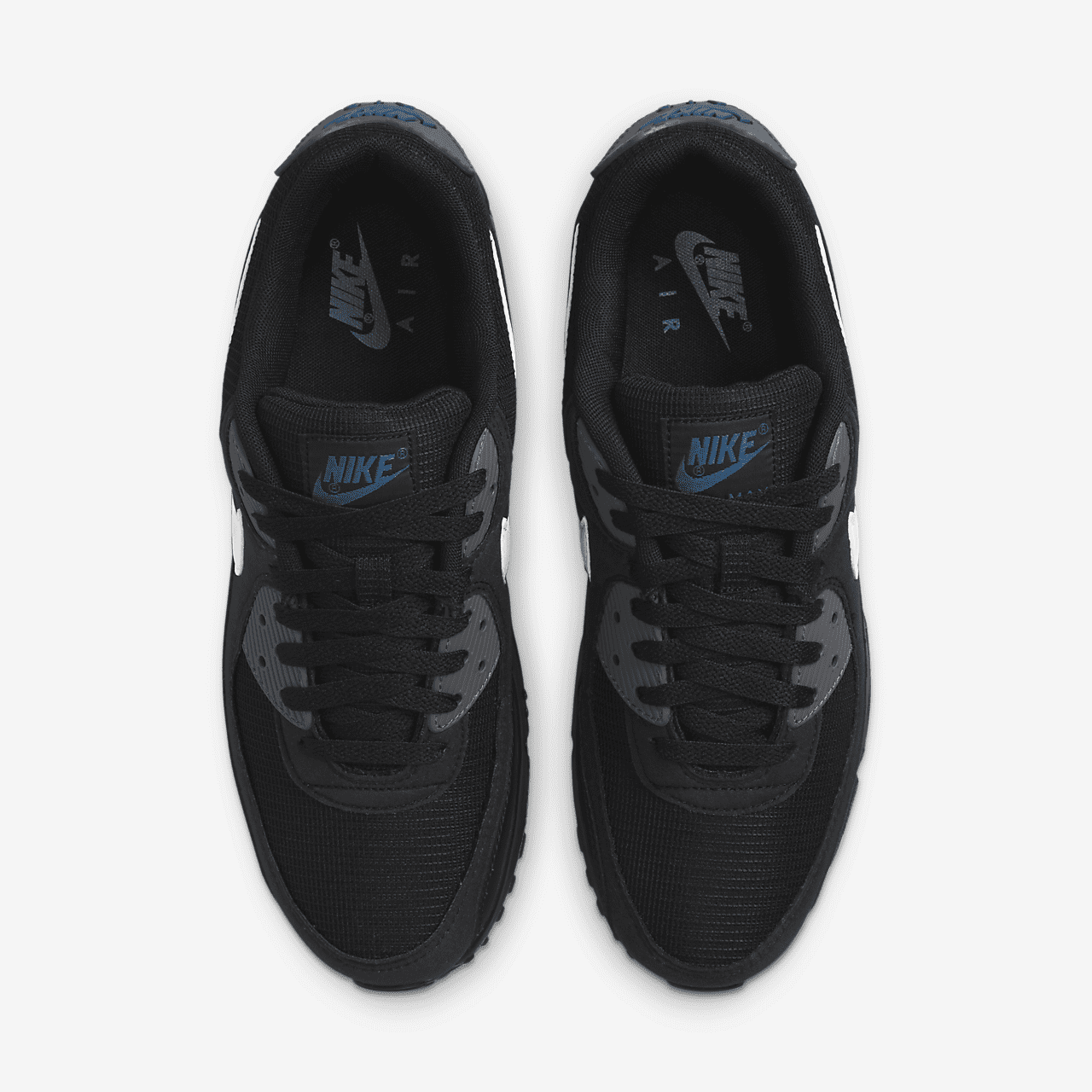 Nike Air max 90 sneaker Zwart/Marina/Iron Grey/Wit