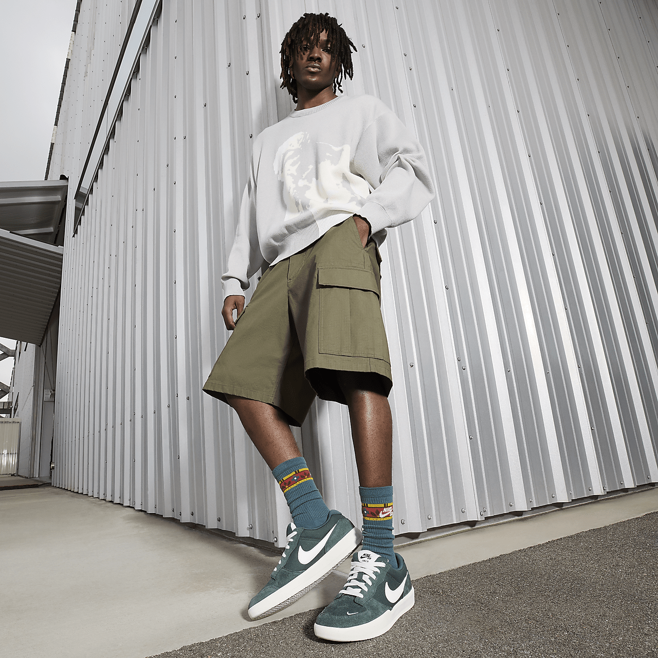 Nike  sneaker Vintage Green/Vintage Green/Sail/Sail