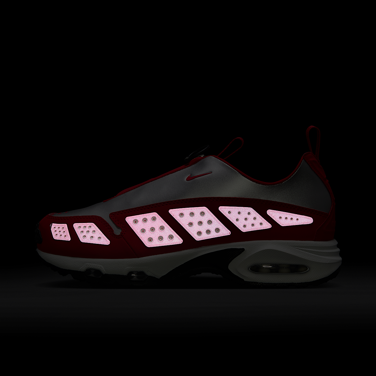 Nike Air Max SNDR sneaker Silver/Fusion Red/Photon Dust/University Red