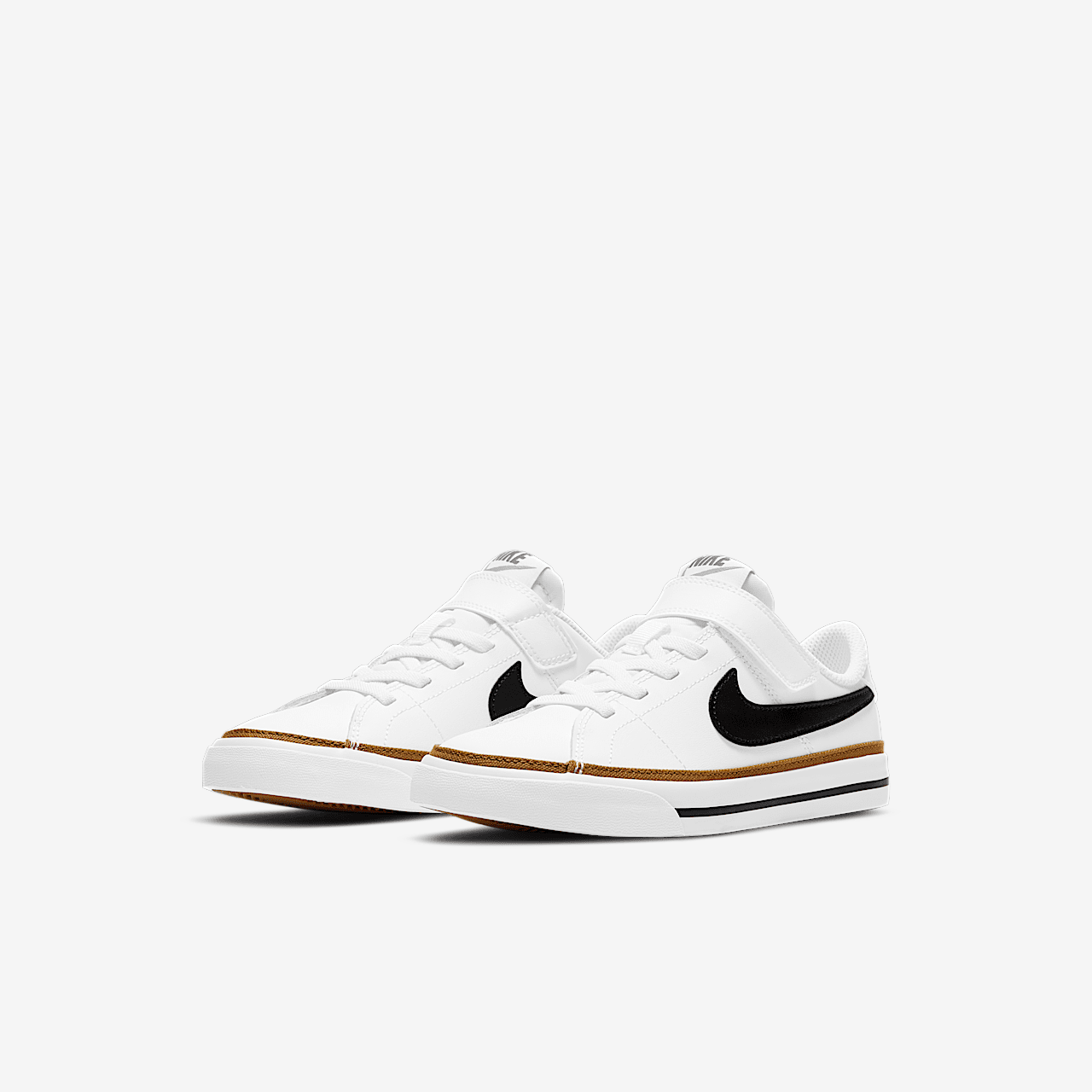 Nike  sneaker Wit/Desert Ochre/Gum Light Brown/Zwart