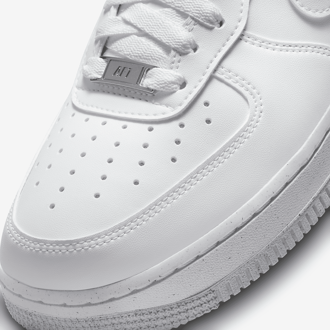 Nike Air Force 1 sneaker Wit/Zwart/Metallic Silver/Wit