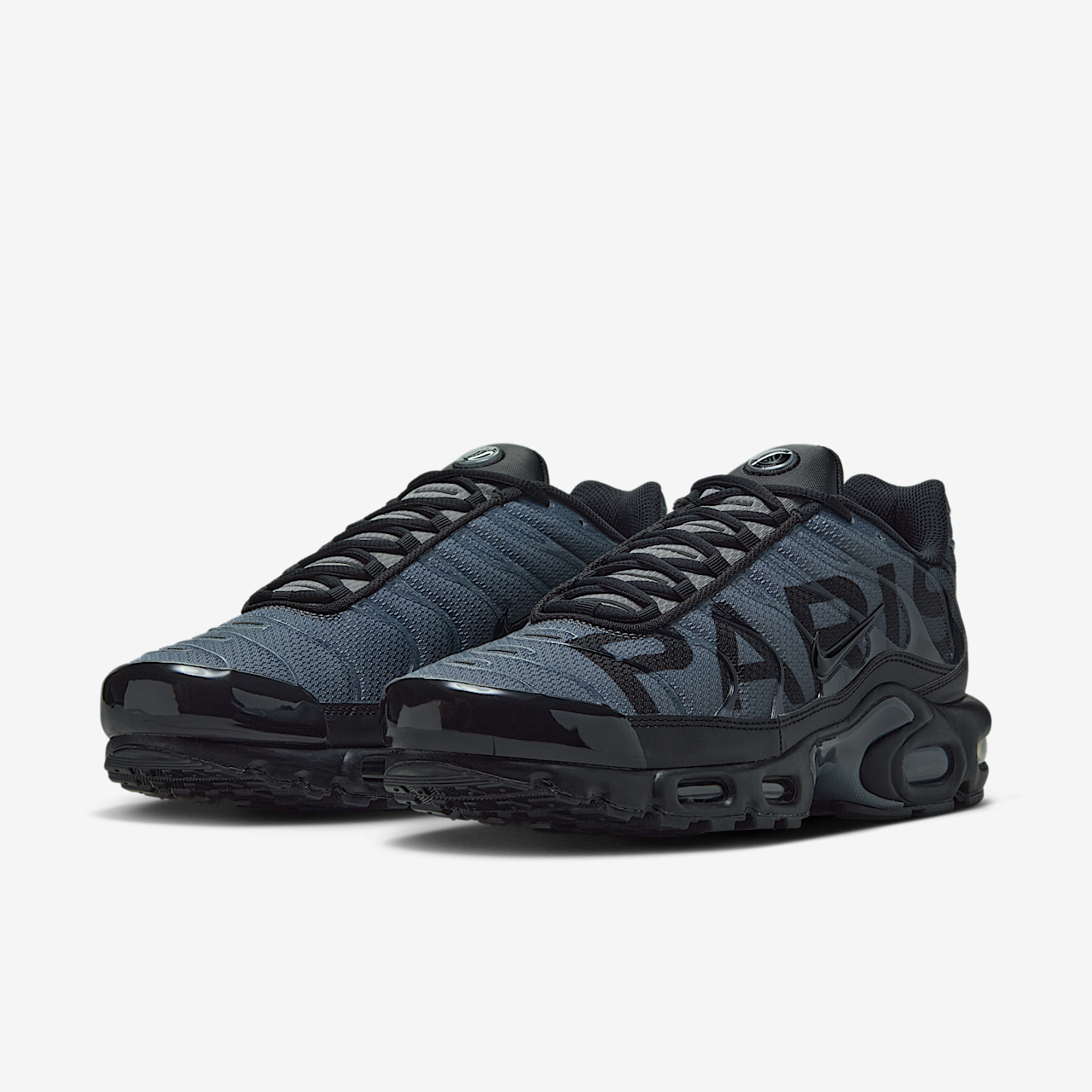 Nike Air Max Plus Premium sneaker Zwart/Particle Grey/Anthracite/Zwart