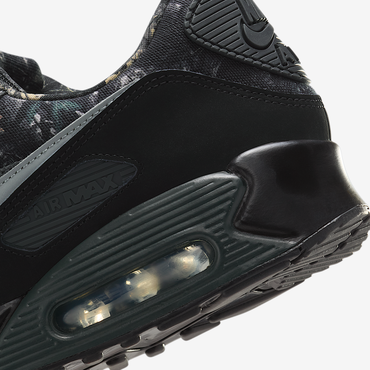Nike Air max 90 sneaker Zwart/Dark Smoke Grey/Metallic Cool Grey