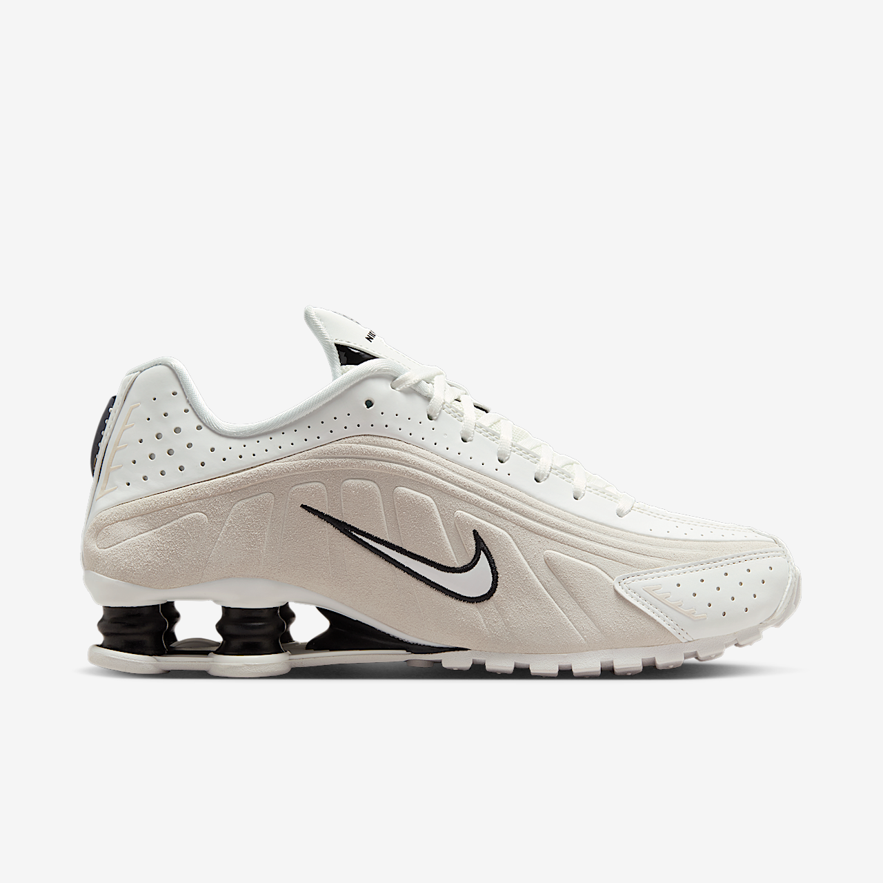 Nike Nike Shox sneaker Summit White/Light Orewood Brown/Zwart