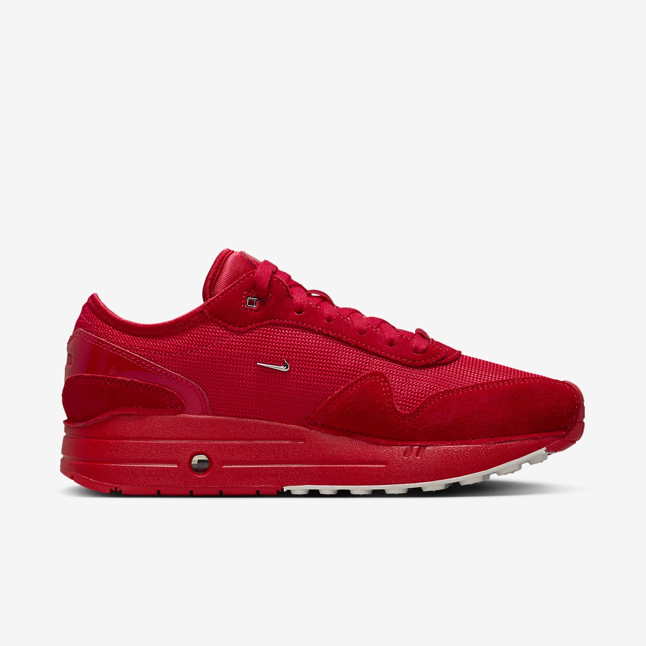 Nike Air Max 1 sneaker Mystic Red/Metallic Silver