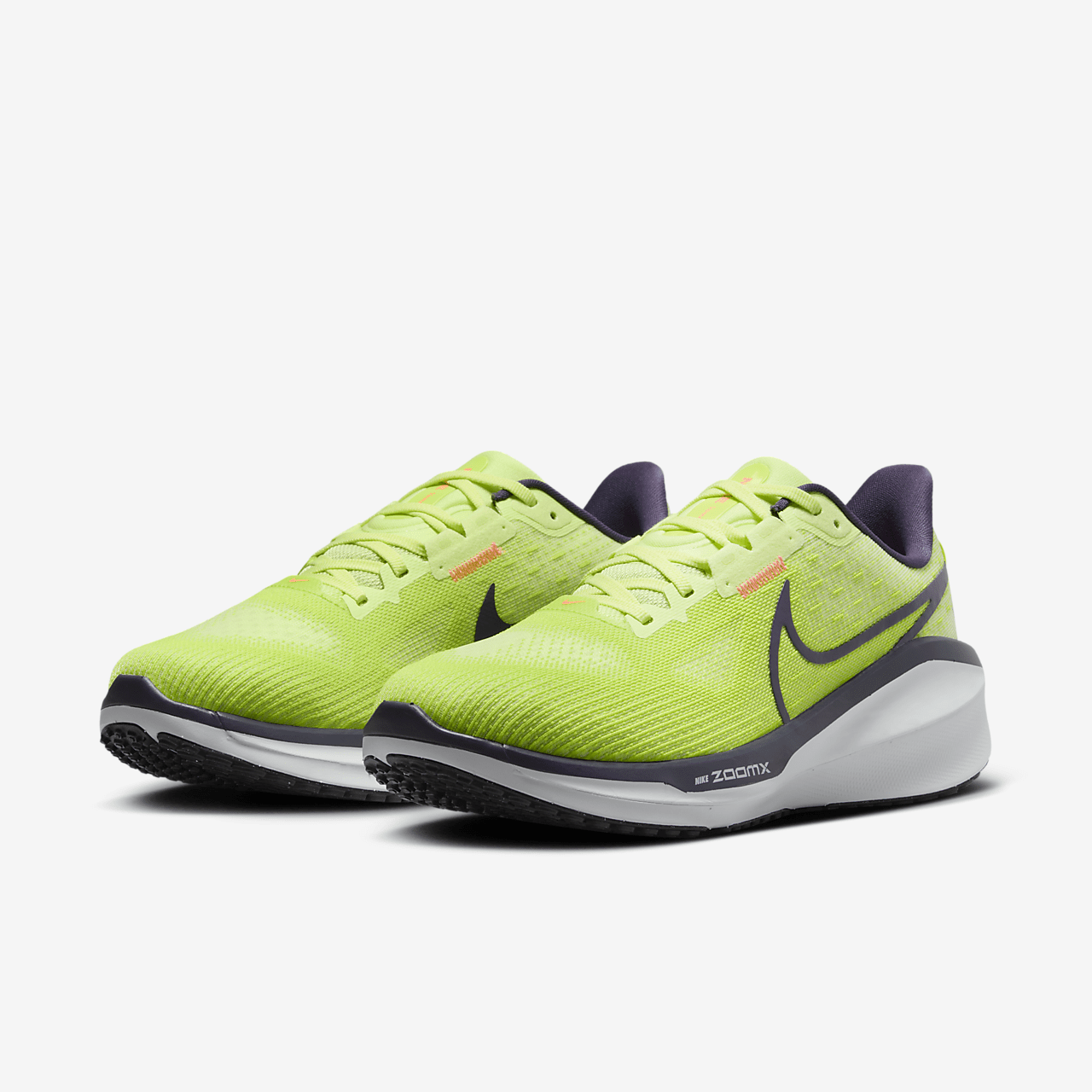 Nike Vomero sneaker Cyber/Light Lemon Twist/Pure Platinum/Dark Raisin
