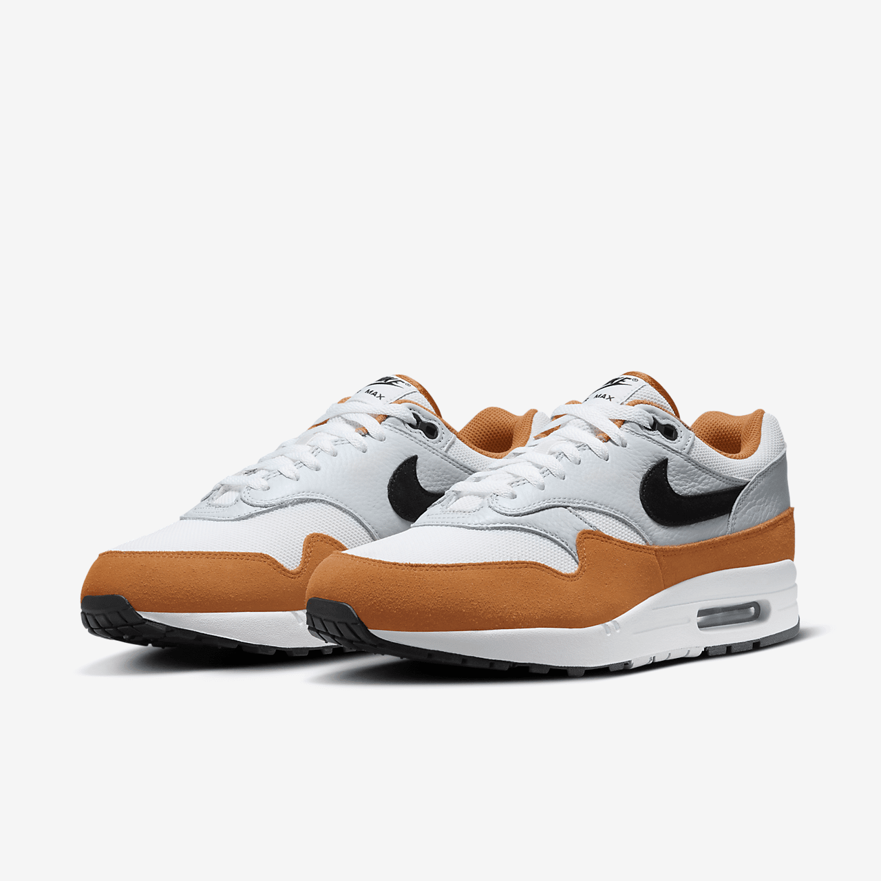 Nike Air Max 1 sneaker Wit/Monarch/Pure Platinum/Zwart