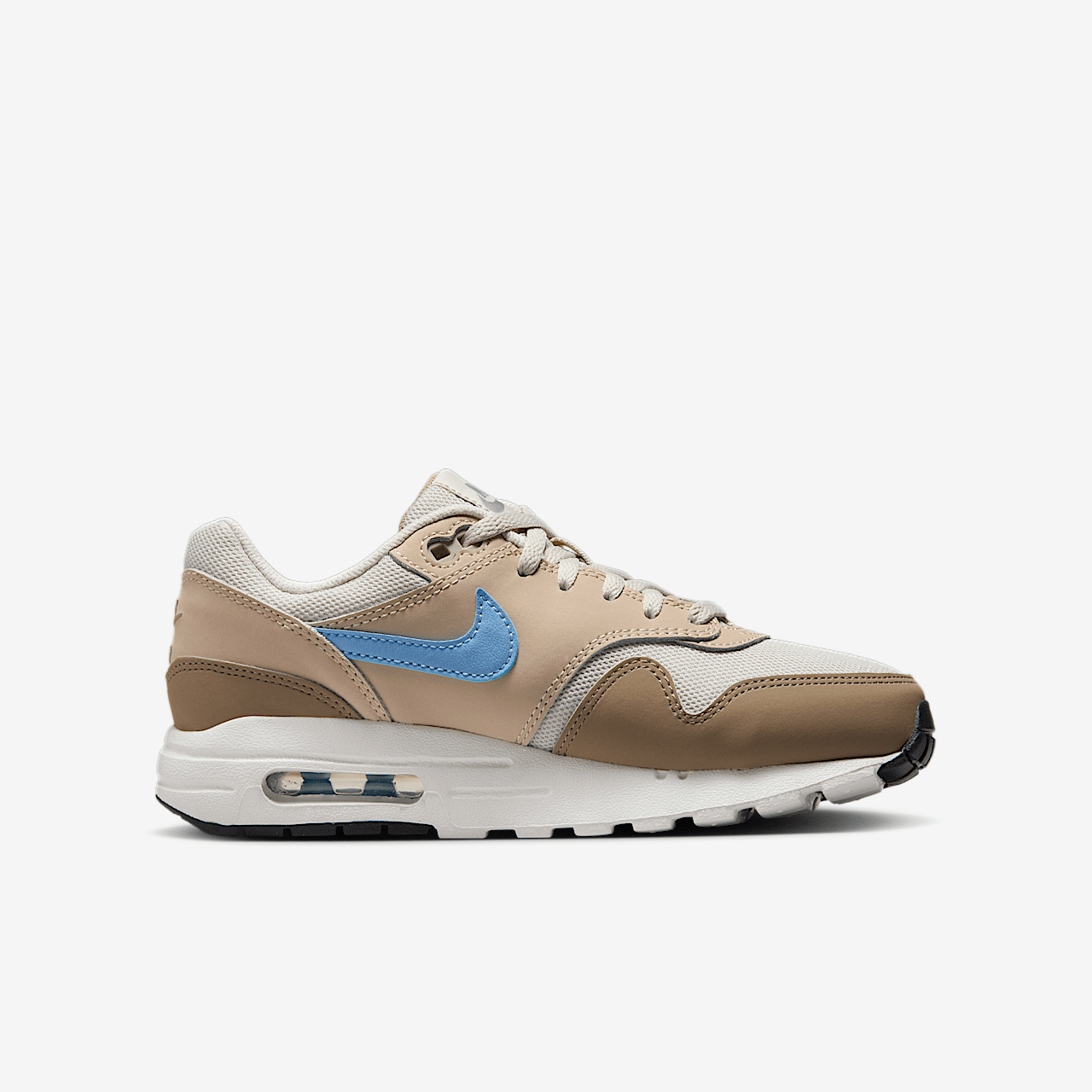 Nike Air Max 1 sneaker Light Bone/Sanddrift/Khaki/Psychic Blue