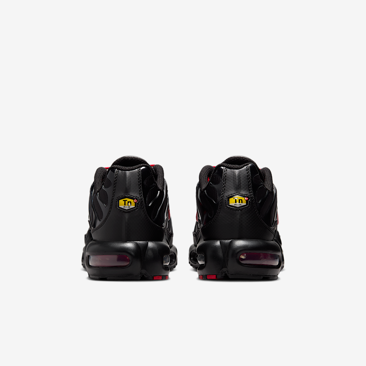 Nike Air Max Plus sneaker Zwart/Wolf Grey/Metallic Silver/University Red