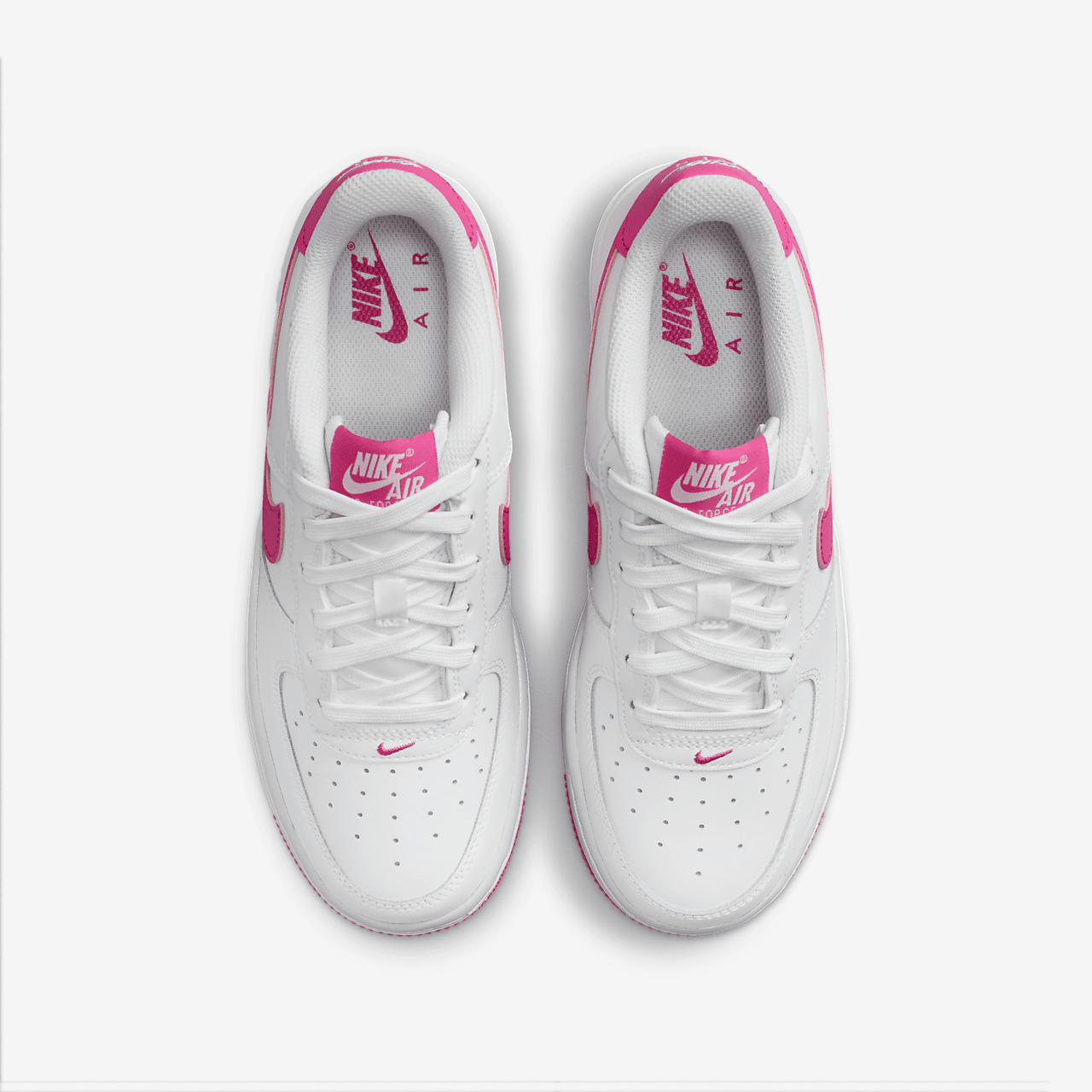 Nike Air Force 1 sneaker Wit/Laser Fuchsia