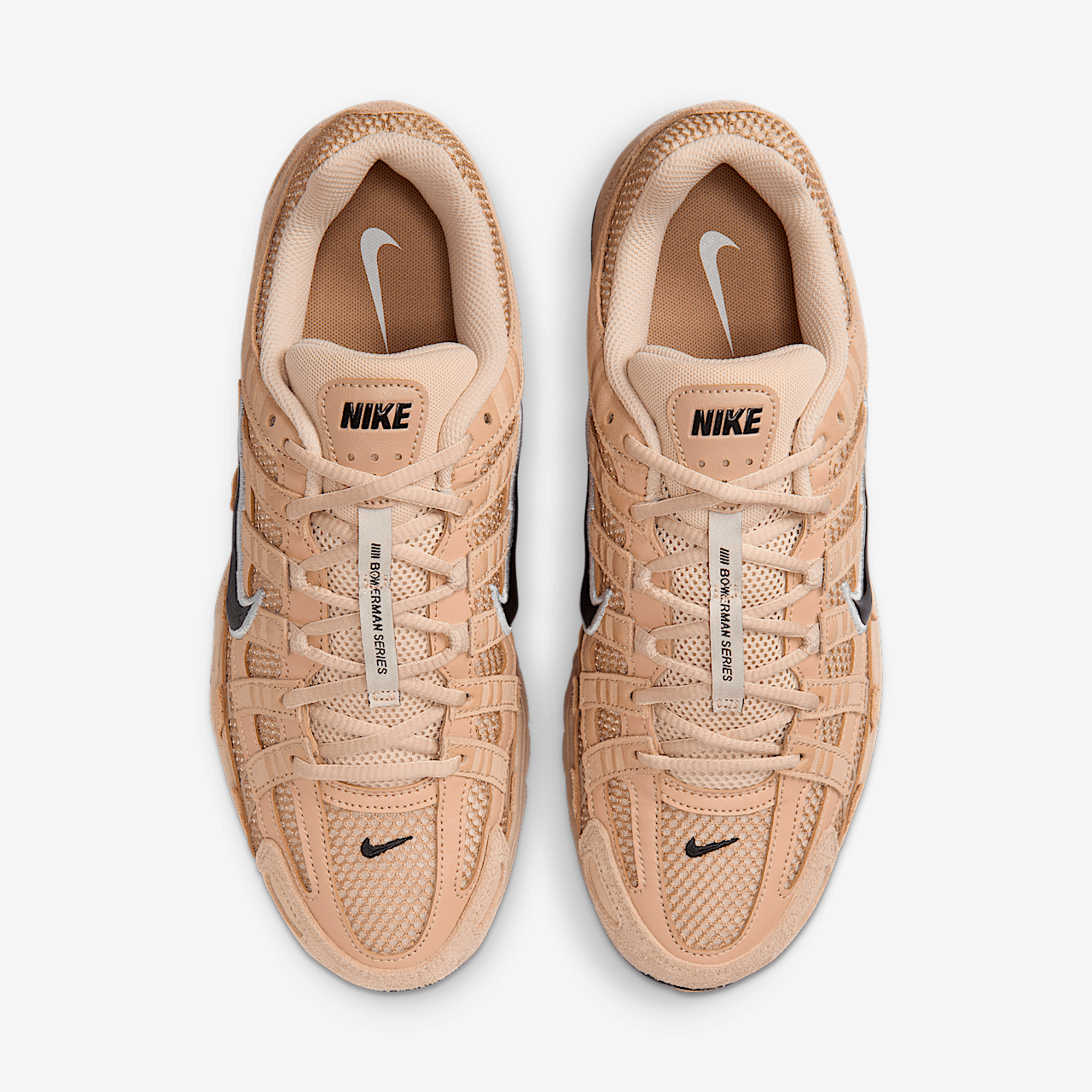 Nike P-6000 sneaker Hemp/Sanddrift/Metallic Silver/Zwart