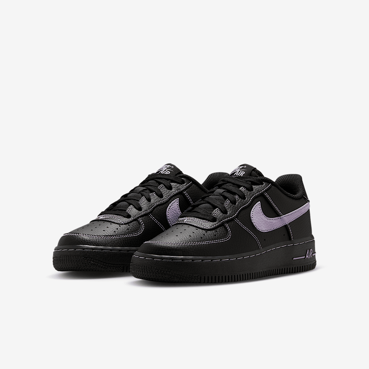 Nike Air Force 1 sneaker Zwart/Hydrangeas