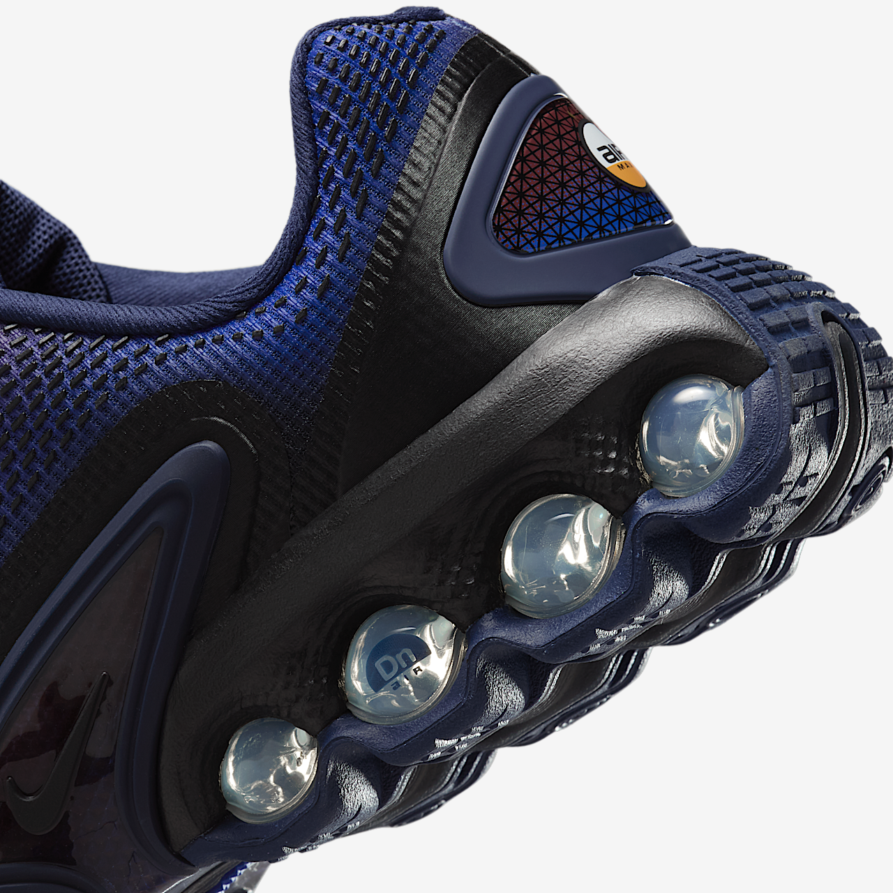 Nike Air Max DN sneaker Dark Team Red/Midnight Navy/Hyper Royal/Zwart