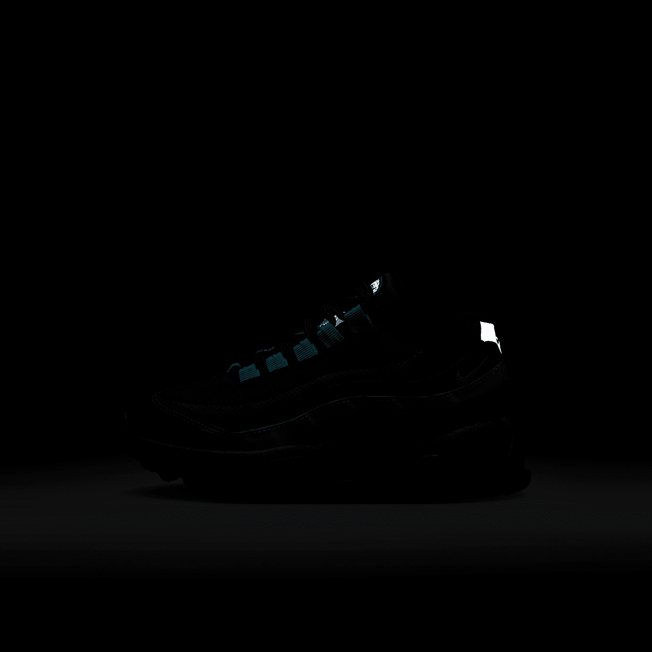 Nike Air Max 95 sneaker Zwart/Zwart/Pearl Grey/Baltic Blue