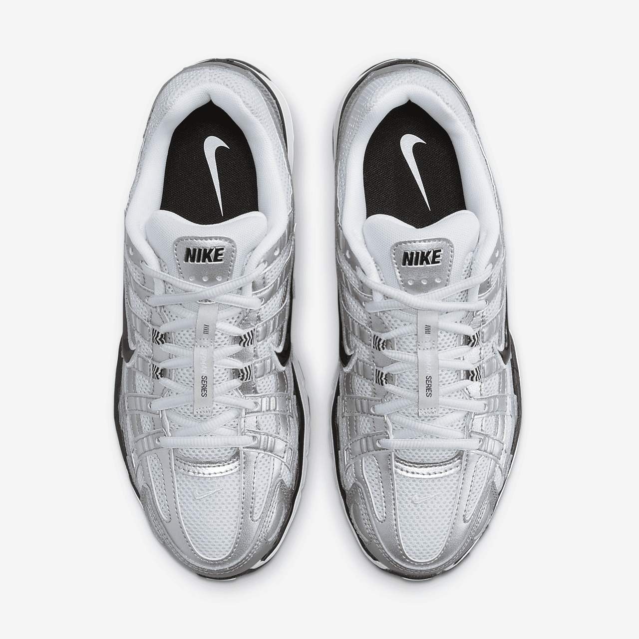 Nike P-6000 sneaker Wit/Metallic Silver/Pure Platinum/Zwart