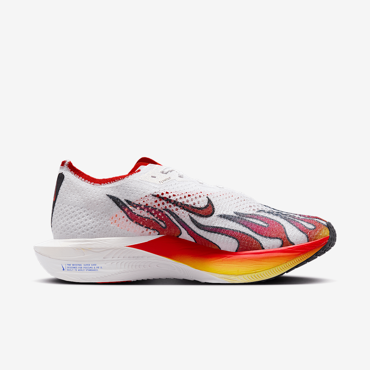 Nike  sneaker Wit/Zwart/University Red/Habanero Red