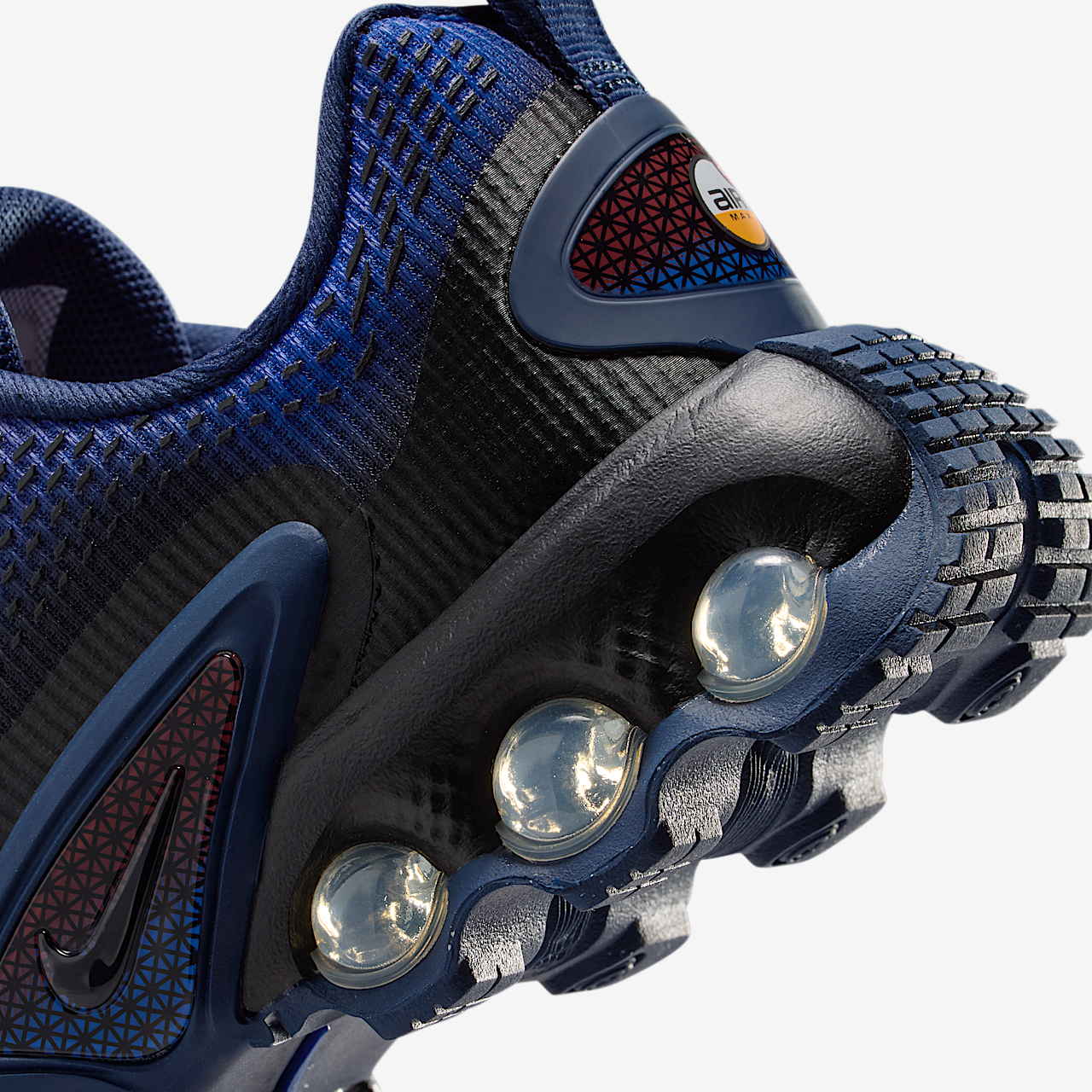 Nike Air Max DN sneaker Dark Team Red/Midnight Navy/Hyper Royal/Zwart